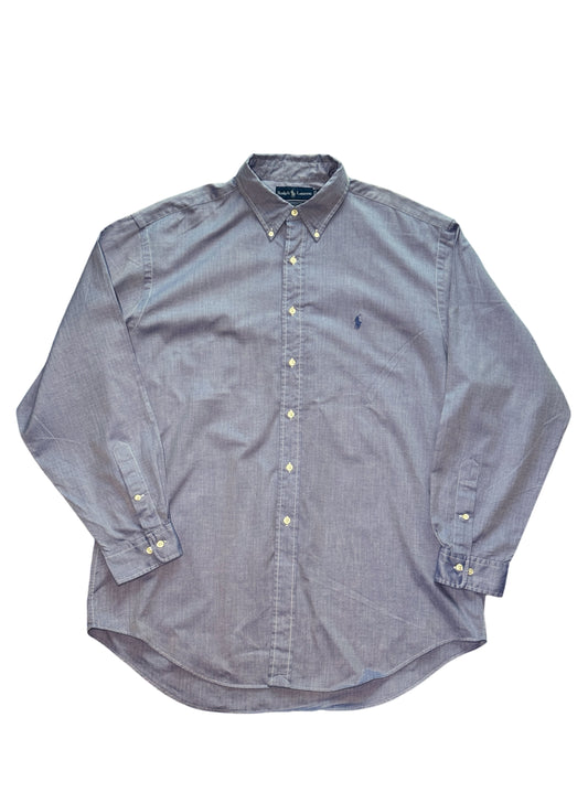 (SUP-434) Polo Ralph Lauren "BIG SIZE" HERRINGBONE SHIRT - YARMOUTH（XXL相当）