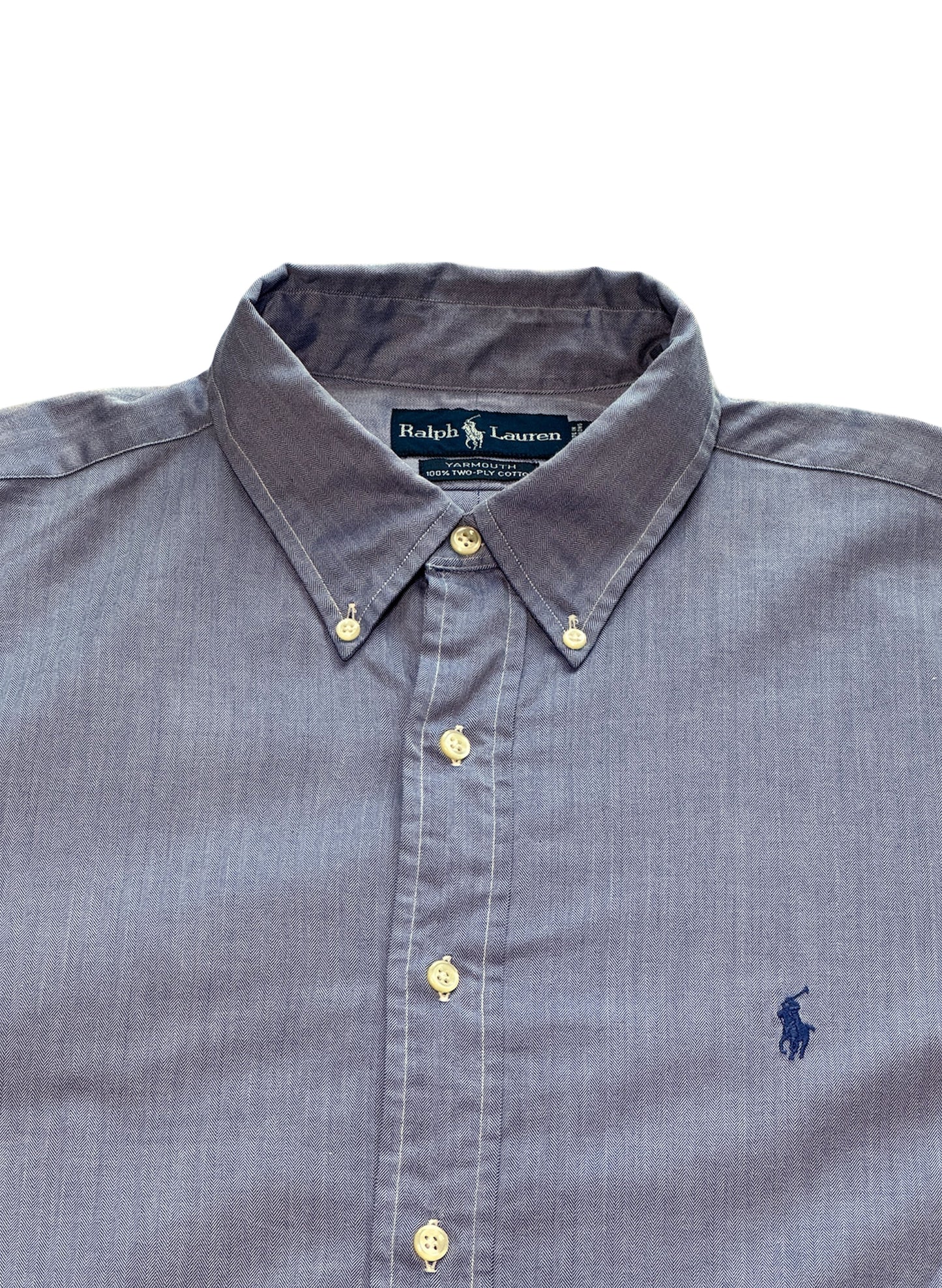 (SUP-434) Polo Ralph Lauren "BIG SIZE" HERRINGBONE SHIRT - YARMOUTH（XXL相当）