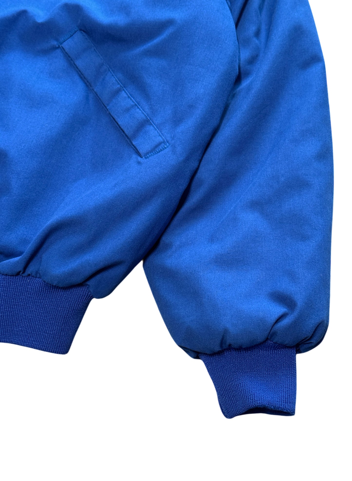 (SUP-546) 90s POLY/COTTON  STADIUM QUILTING JACKET - MADE IN U.S.A.