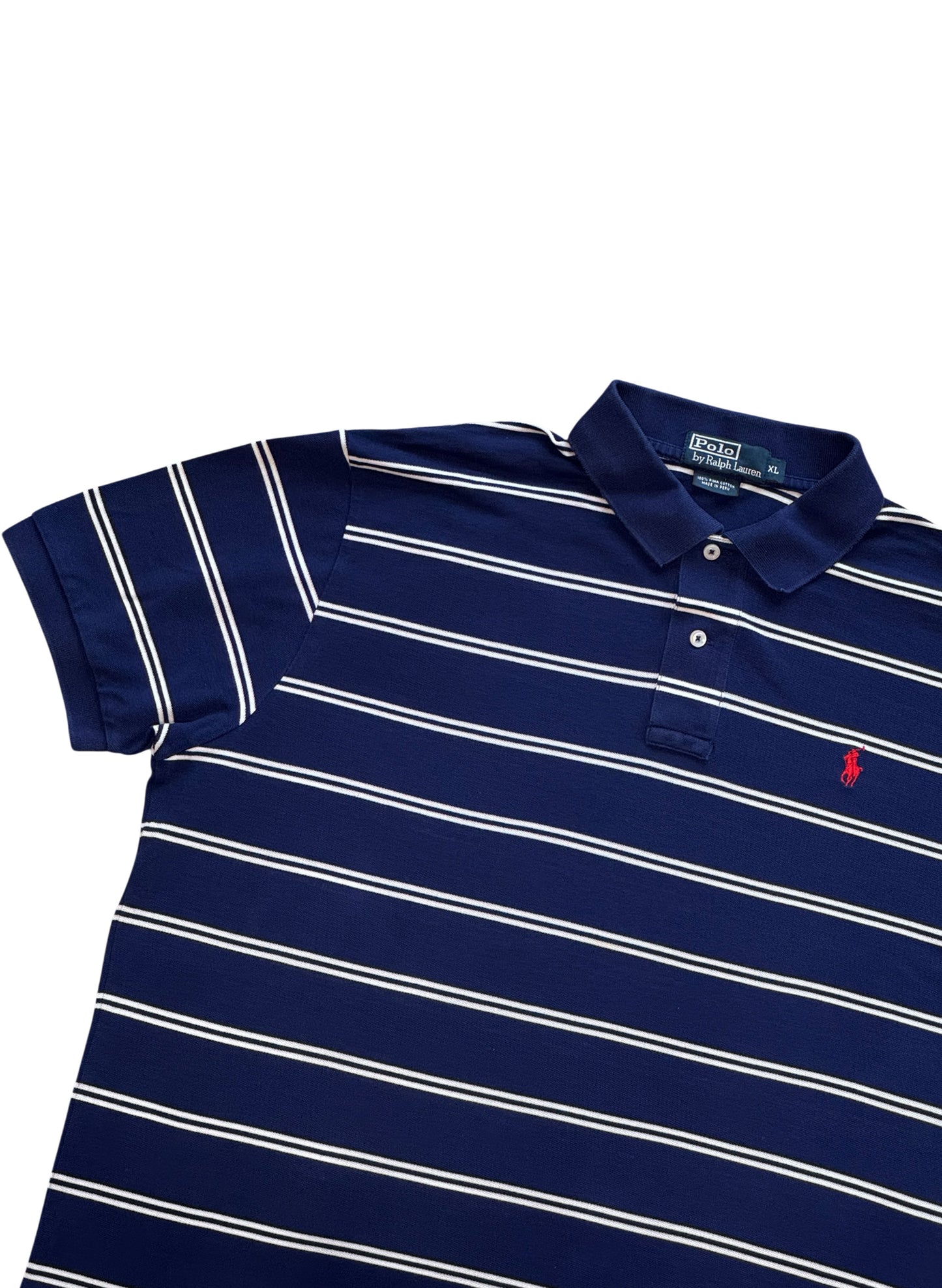 (SUP-684) Polo Ralph Lauren PIMA COTTON POLO SHIRT - BLUE