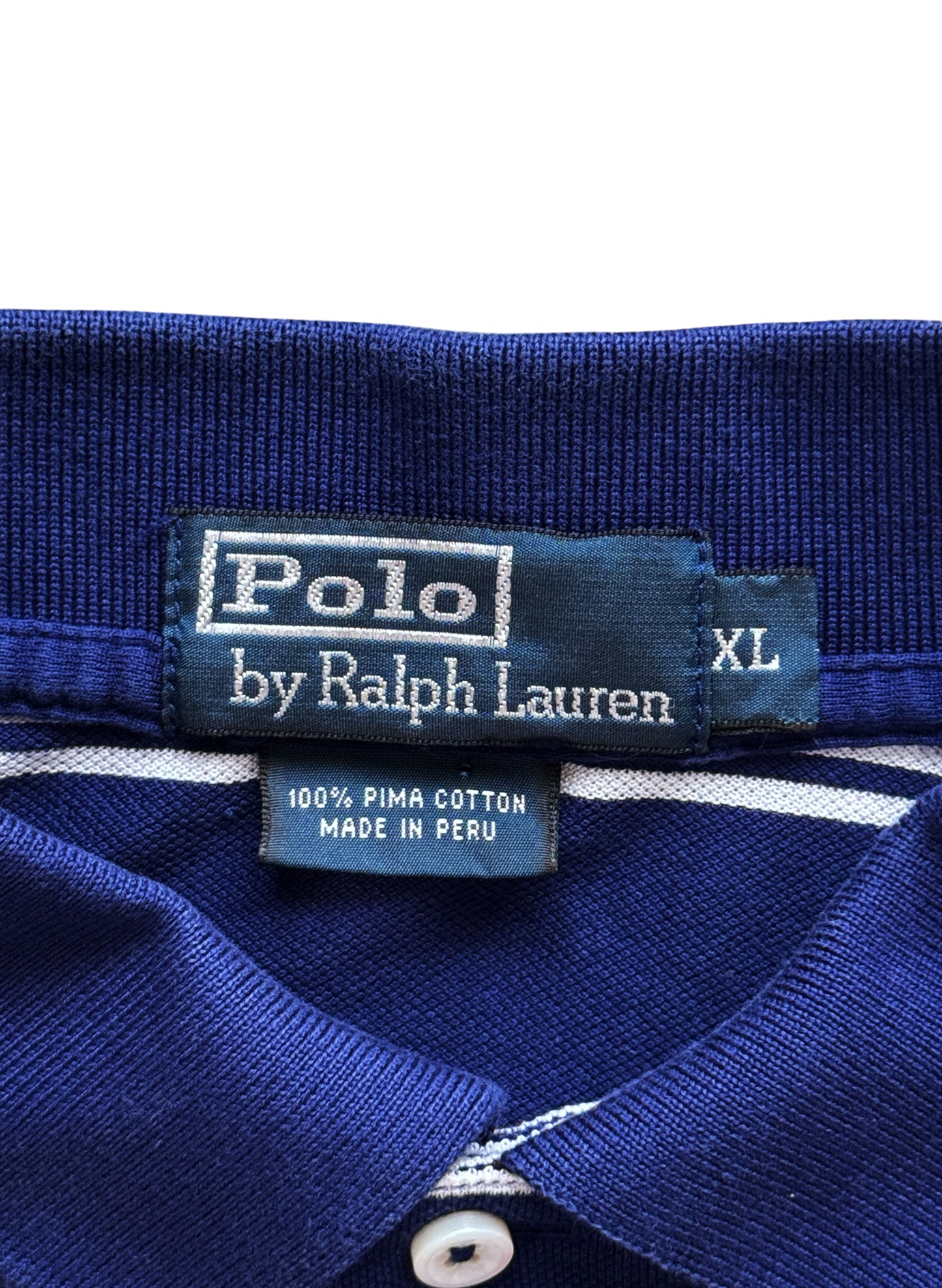 (SUP-684) Polo Ralph Lauren PIMA COTTON POLO SHIRT - BLUE