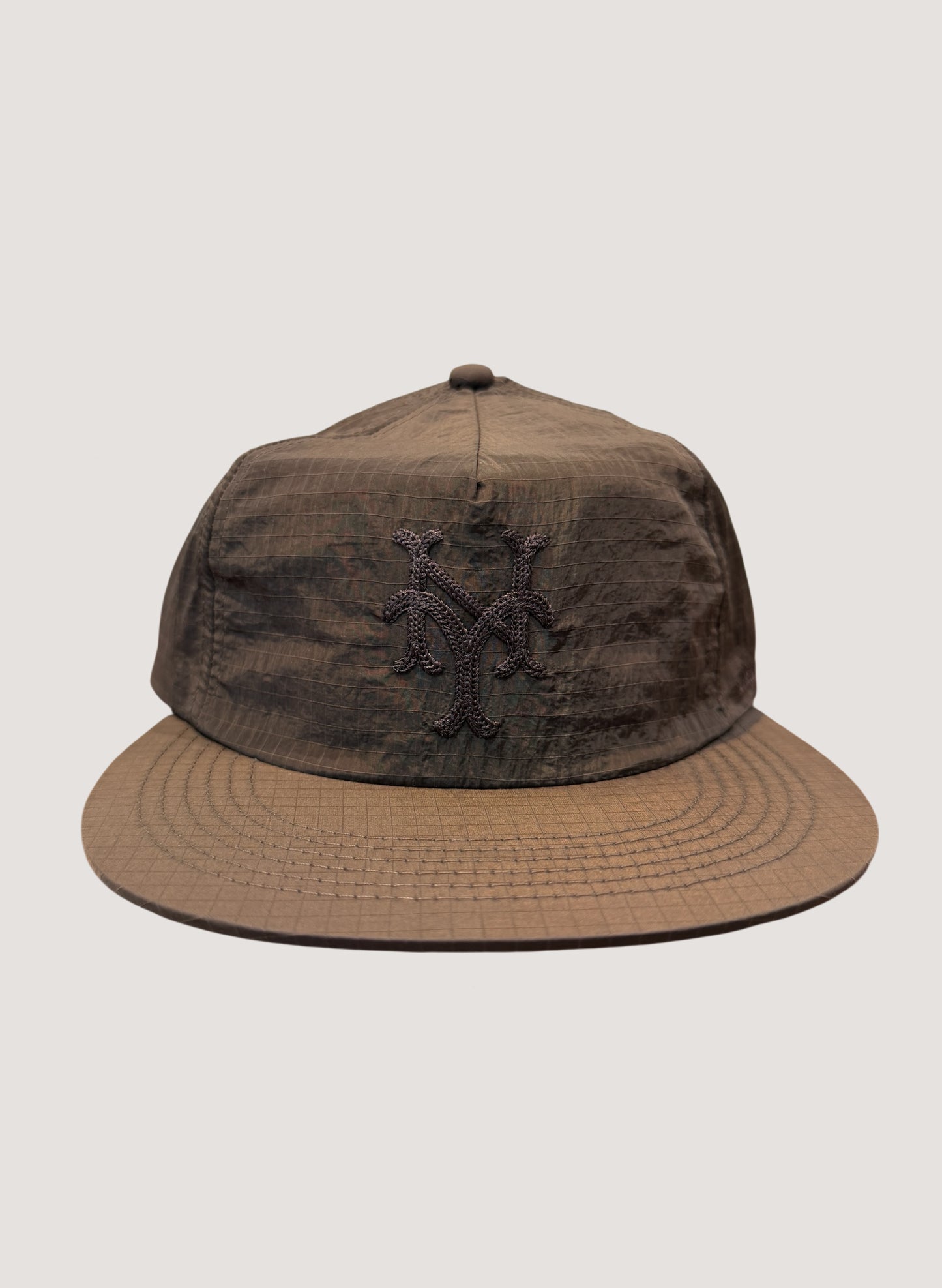 Uncle Jay's Vintage NY Mets Ripstop Nylon Cap BROWN (UNCLE-013)