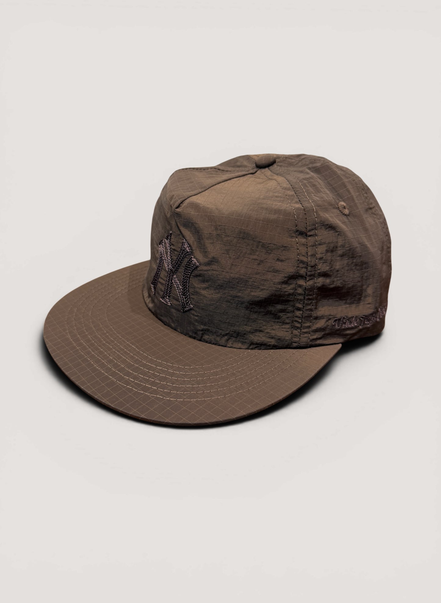 Uncle Jay's Vintage NY Yankees Ripstop Nylon Cap BROWN (UNCLE-012)