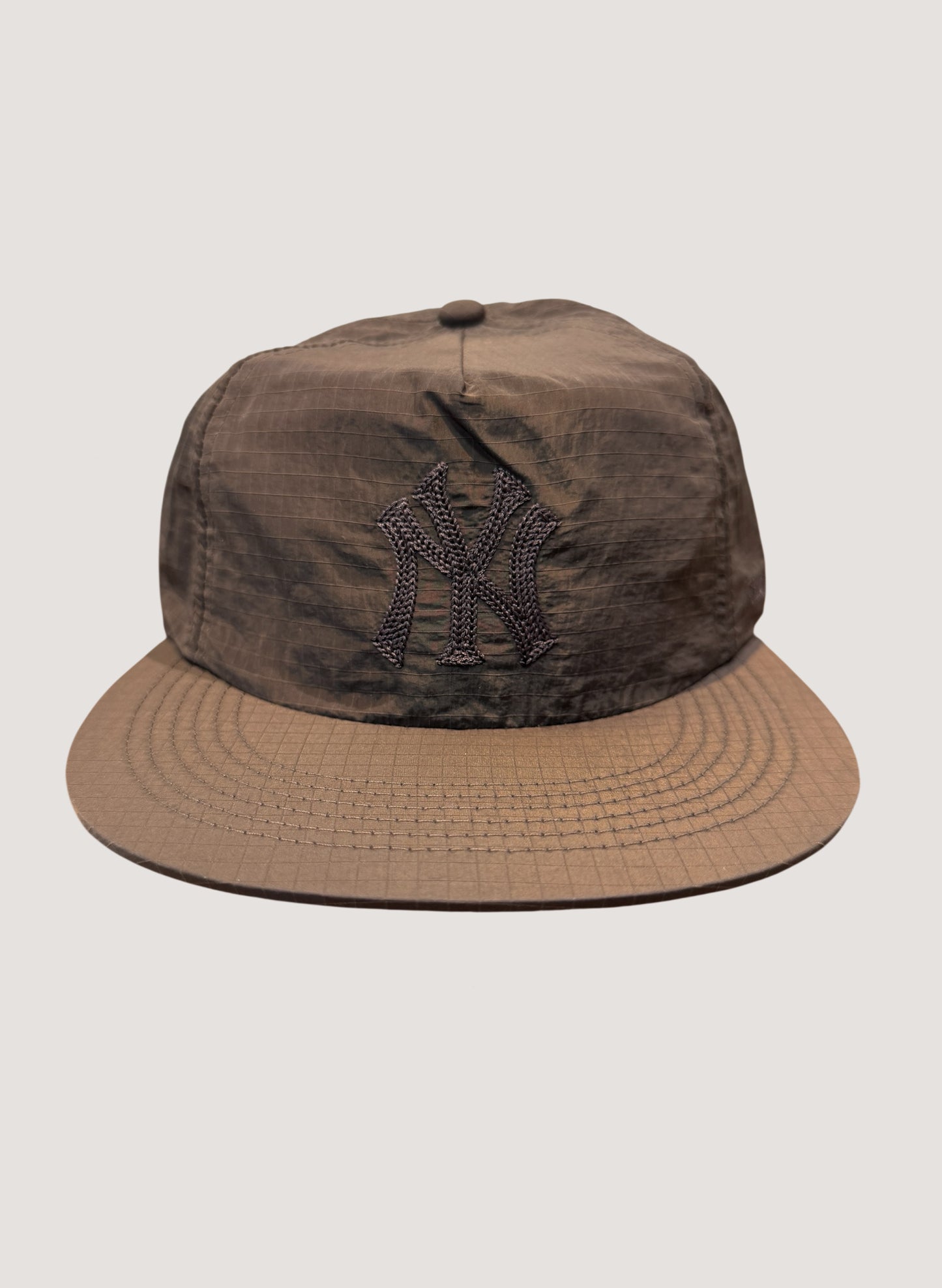 Uncle Jay's Vintage NY Yankees Ripstop Nylon Cap BROWN (UNCLE-012)
