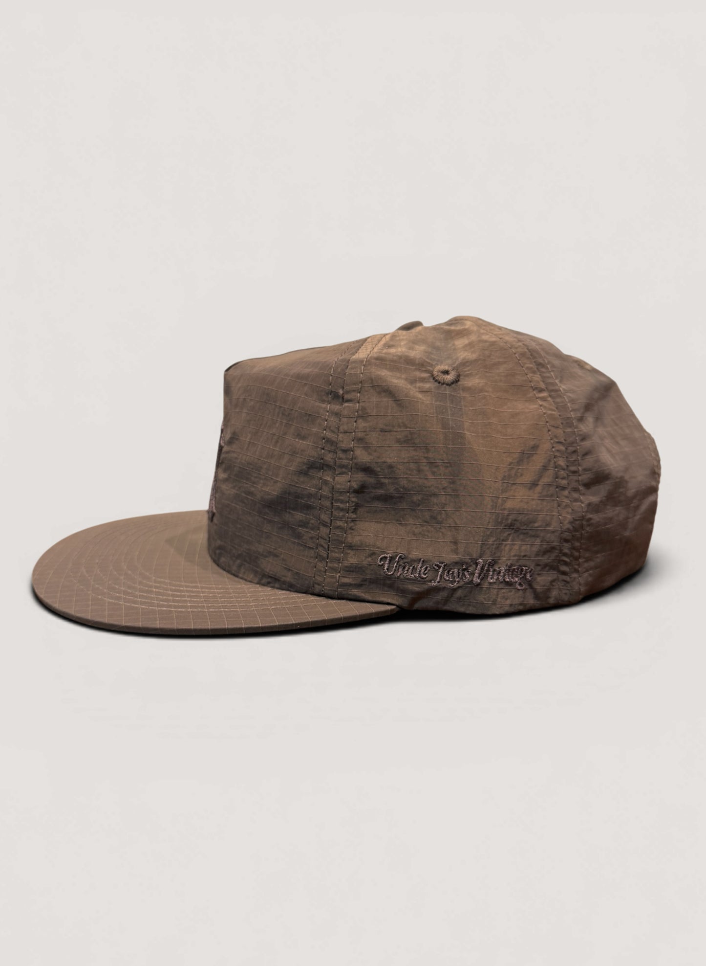 Uncle Jay's Vintage NY Yankees Ripstop Nylon Cap BROWN (UNCLE-012)