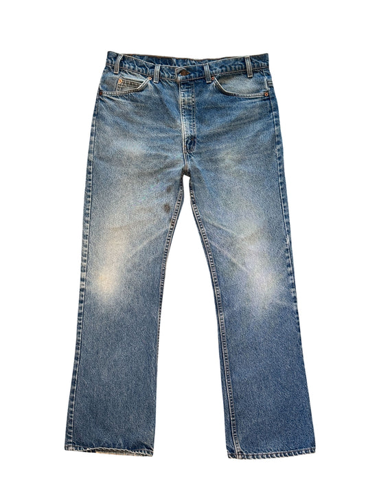 (SUP-328) 90's LEVI'S 517 BOOT CUT "ORANGE TAB" MADE IN U.S.A. (w38)