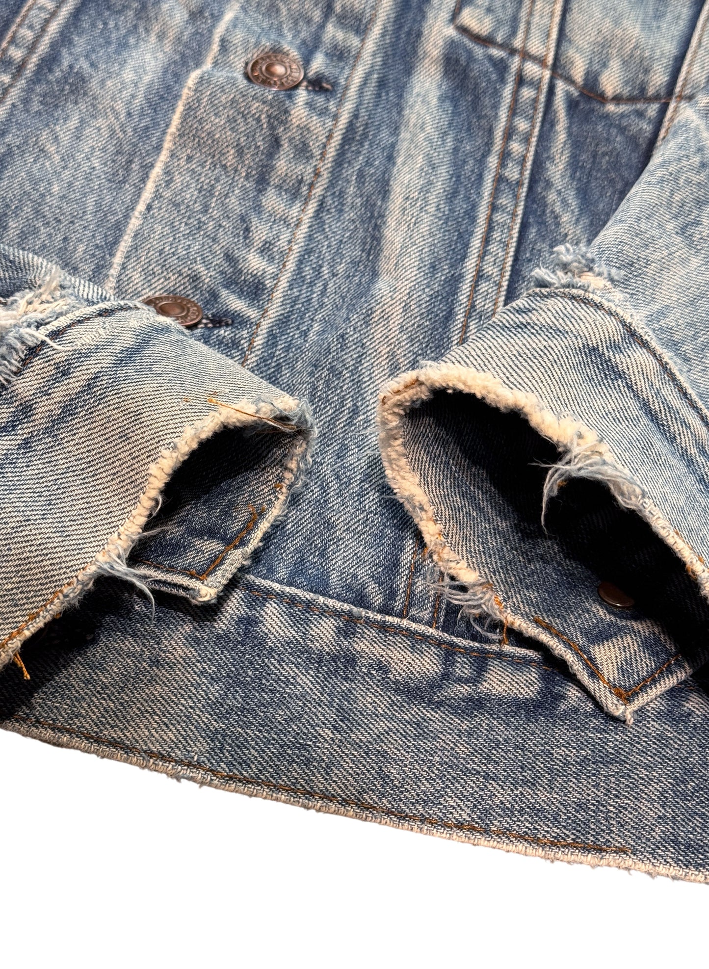 (SUP-576) 70s LEVI'S 70505 0217 "4th" DENIM JACKET "BORO" - size 44
