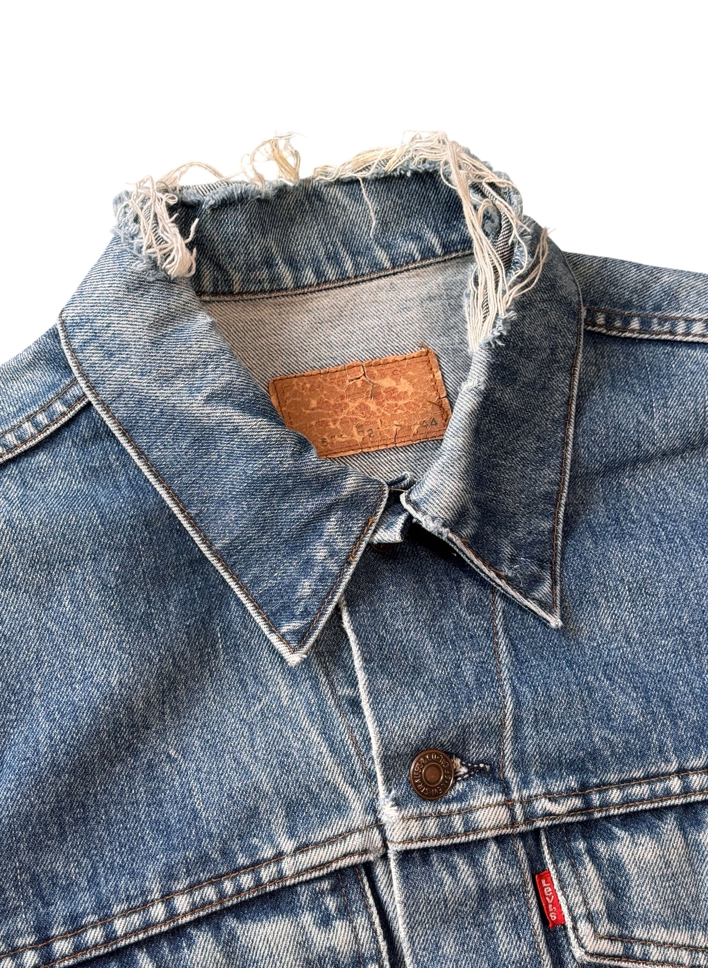 (SUP-576) 70s LEVI'S 70505 0217 "4th" DENIM JACKET "BORO" - size 44