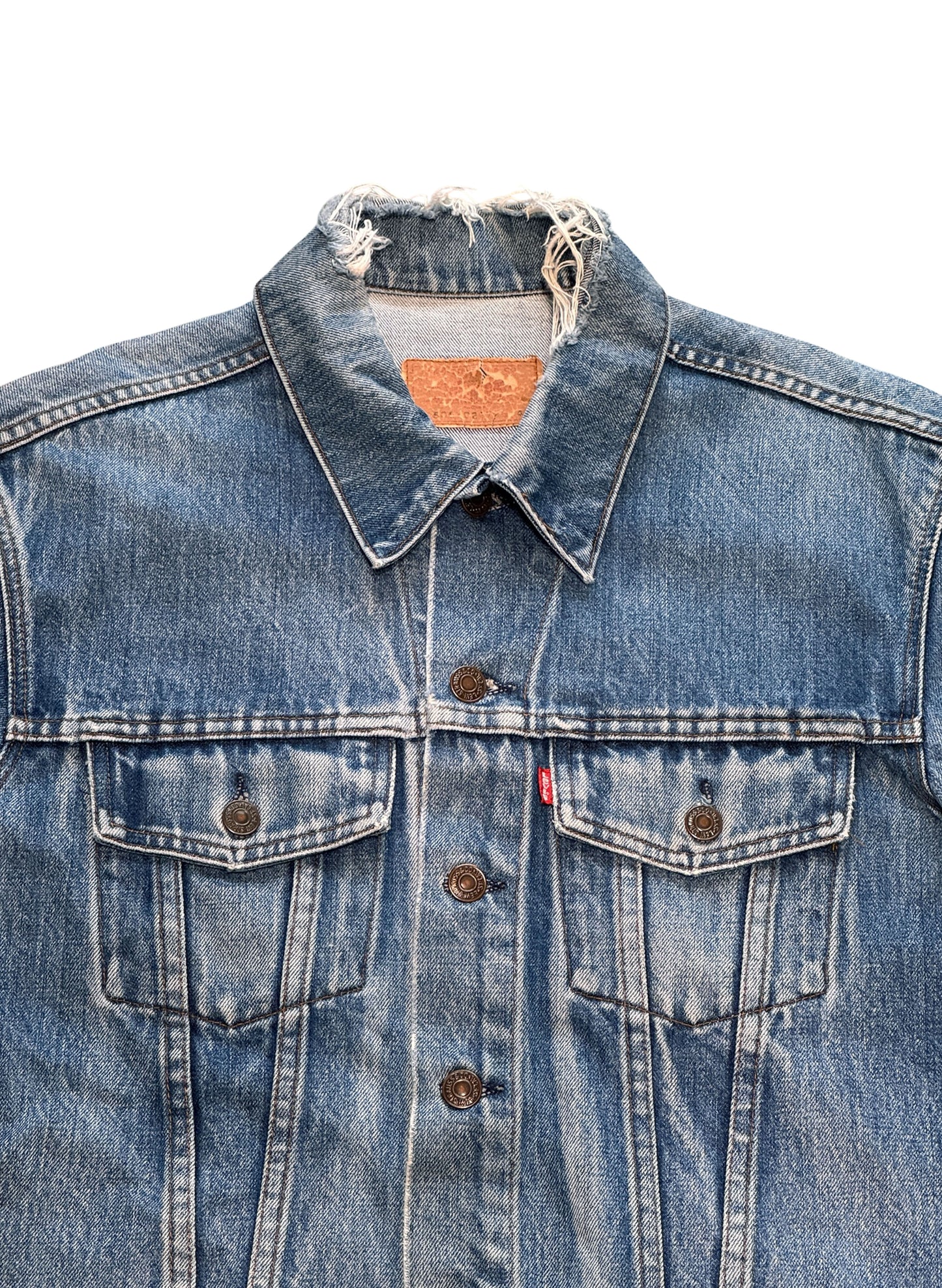 (SUP-576) 70s LEVI'S 70505 0217 "4th" DENIM JACKET "BORO" - size 44