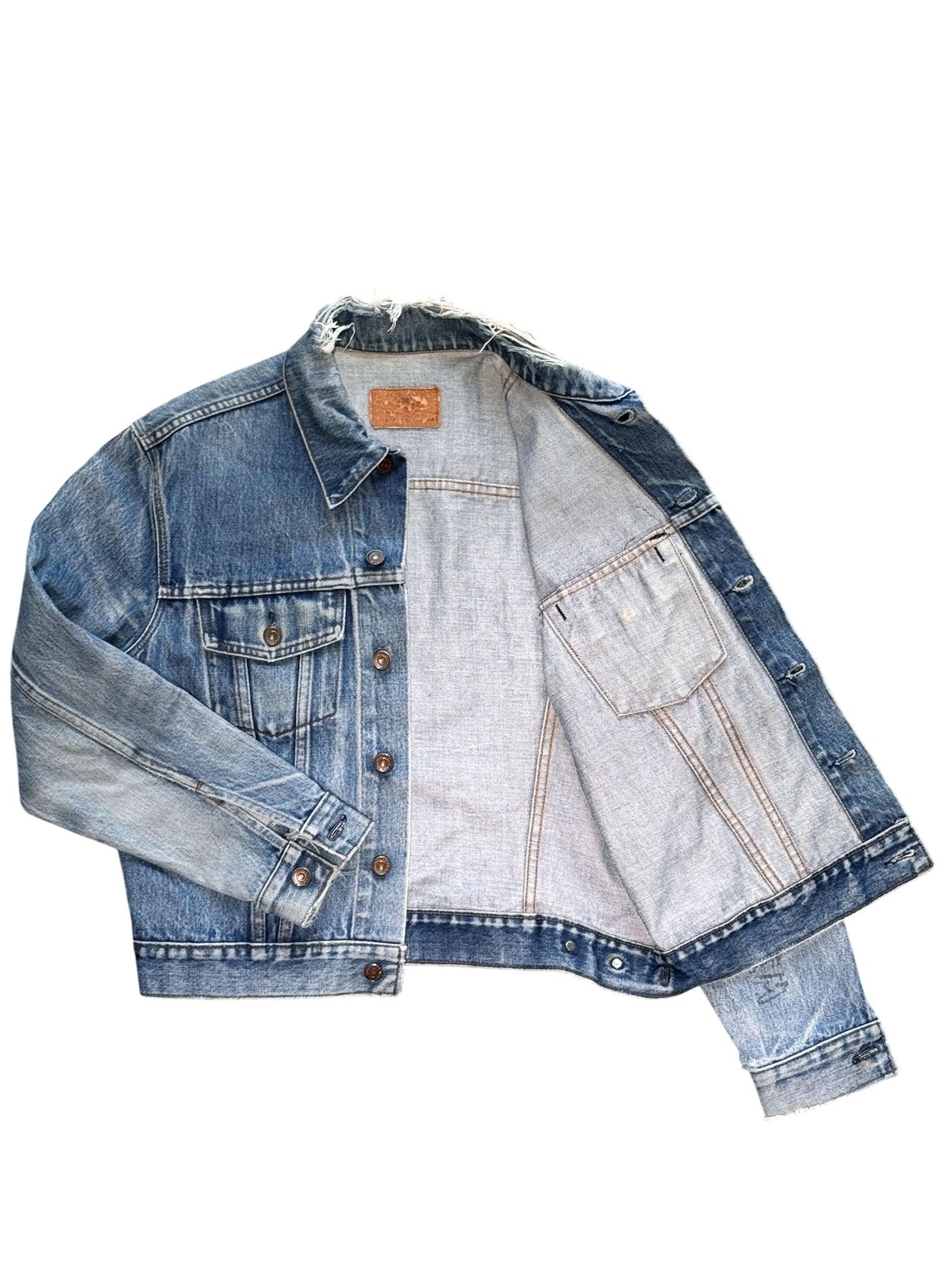(SUP-576) 70s LEVI'S 70505 0217 "4th" DENIM JACKET "BORO" - size 44