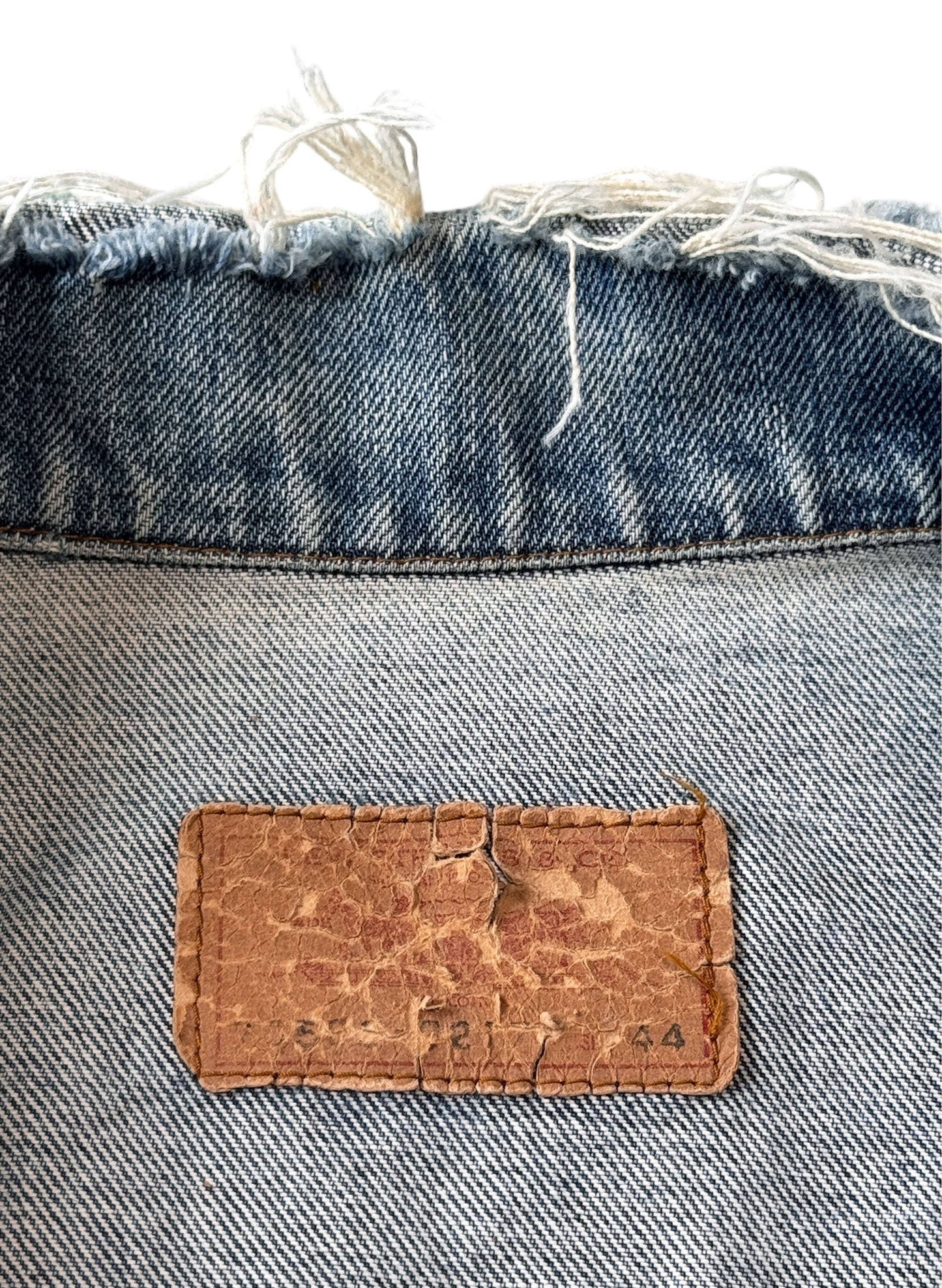 (SUP-576) 70s LEVI'S 70505 0217 "4th" DENIM JACKET "BORO" - size 44