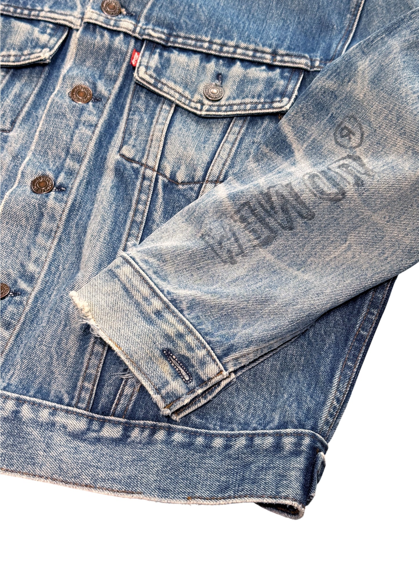 (SUP-576) 70s LEVI'S 70505 0217 "4th" DENIM JACKET "BORO" - size 44