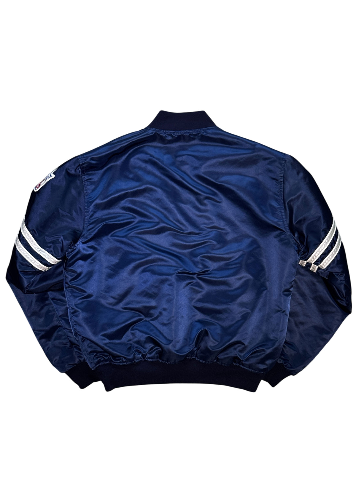 (SUP-819) STARTER NFL DALLAS COWBOYS NYLON QUILTING STADIUM JACKET - L - MADE IN U.S.A.