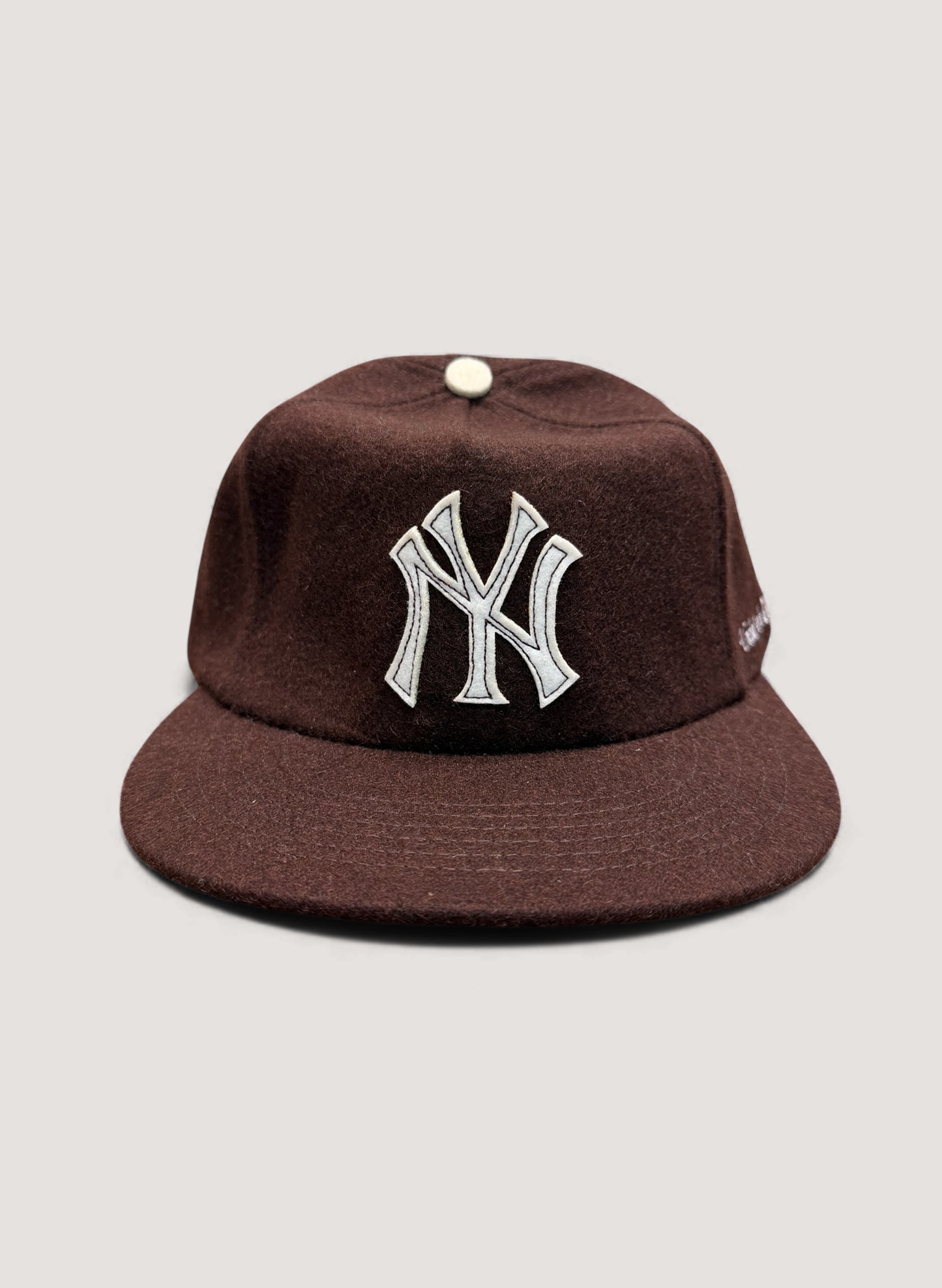 Uncle Jay's Vintage YANKEES FELT PATCH Cap BROWN (UNCLE-003)