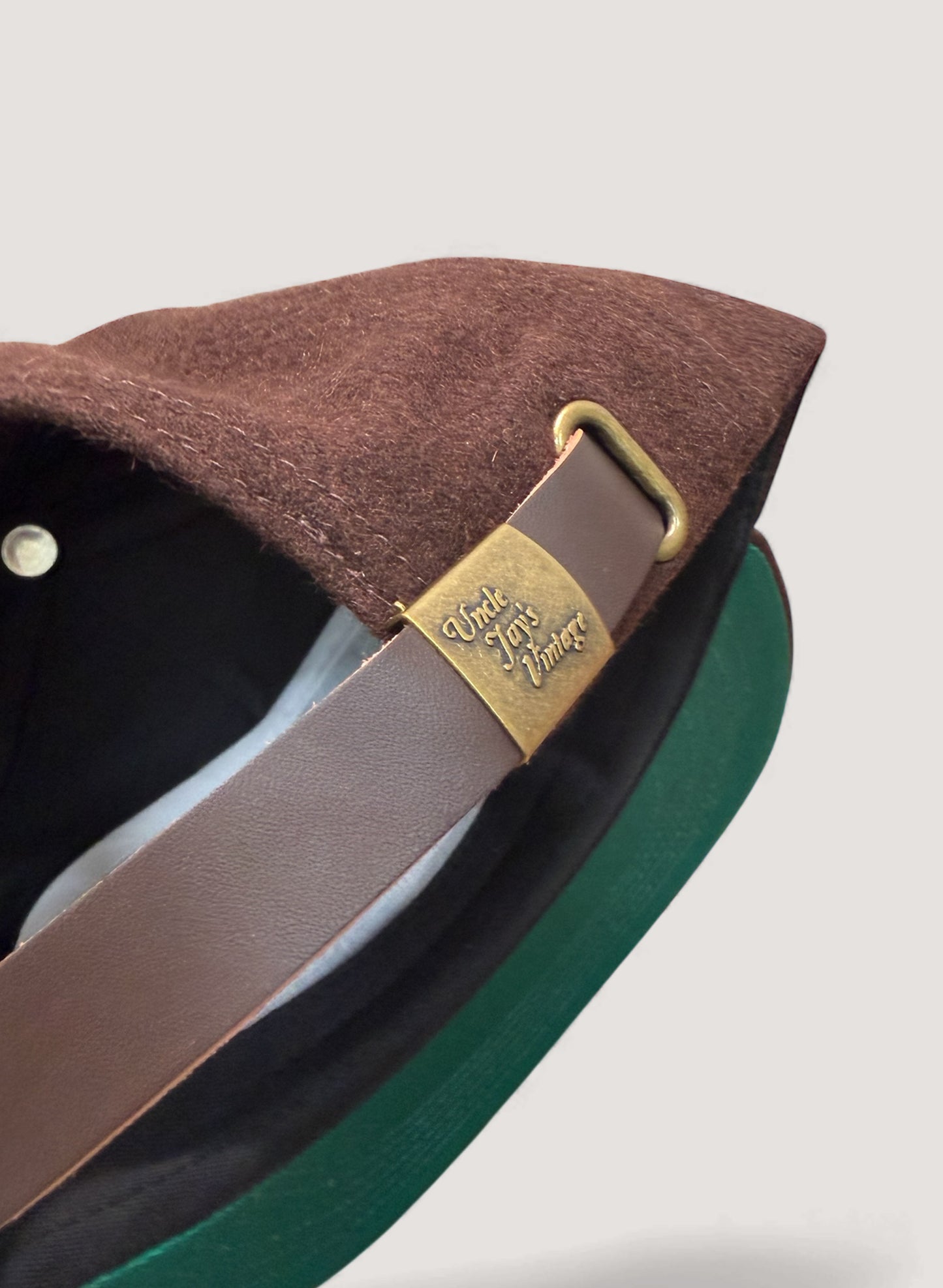 Uncle Jay's Vintage YANKEES FELT PATCH Cap BROWN (UNCLE-003)