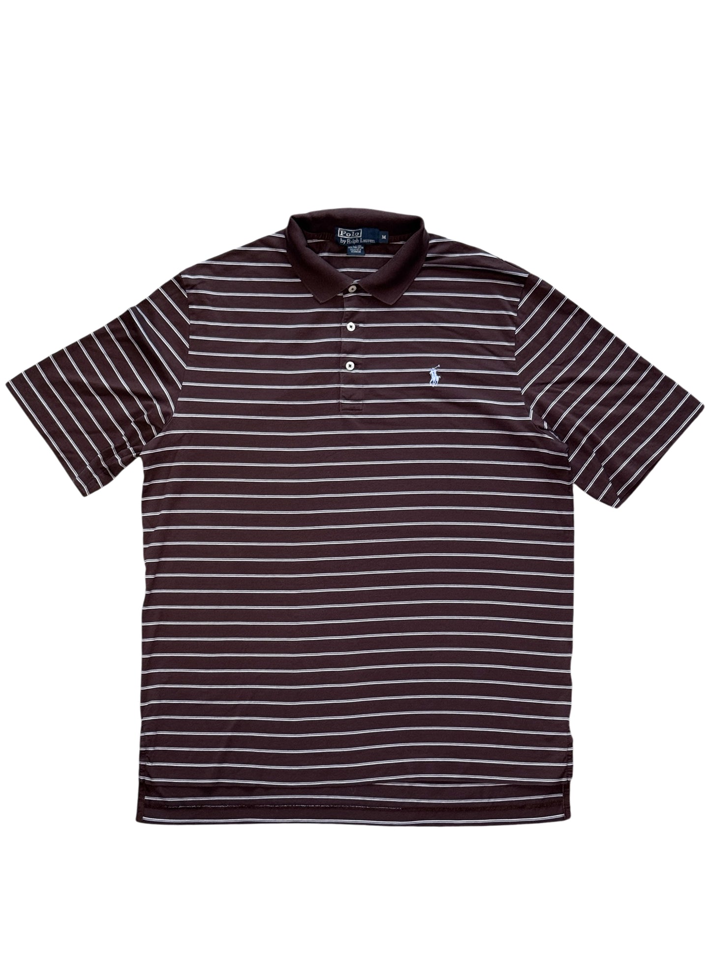 (SUP-683) Polo Ralph Lauren PIMA COTTON POLO SHIRT - BROWN