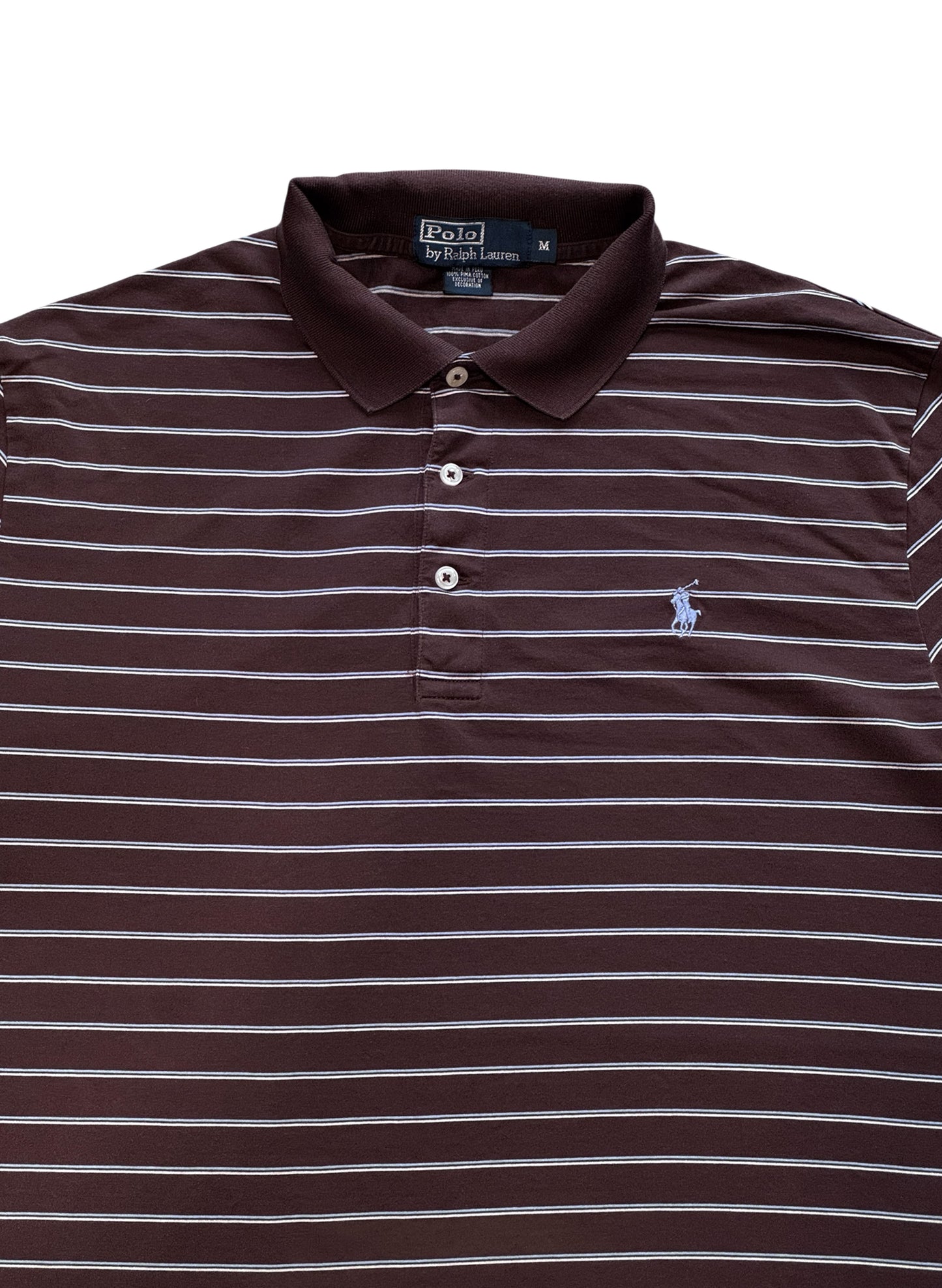 (SUP-683) Polo Ralph Lauren PIMA COTTON POLO SHIRT - BROWN