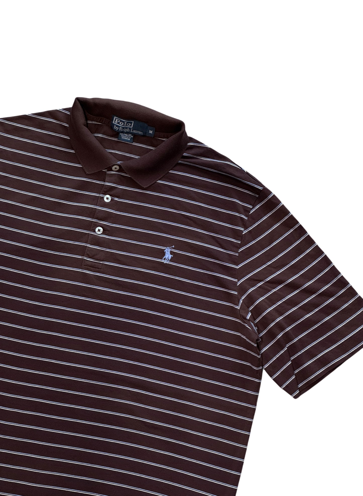 (SUP-683) Polo Ralph Lauren PIMA COTTON POLO SHIRT - BROWN