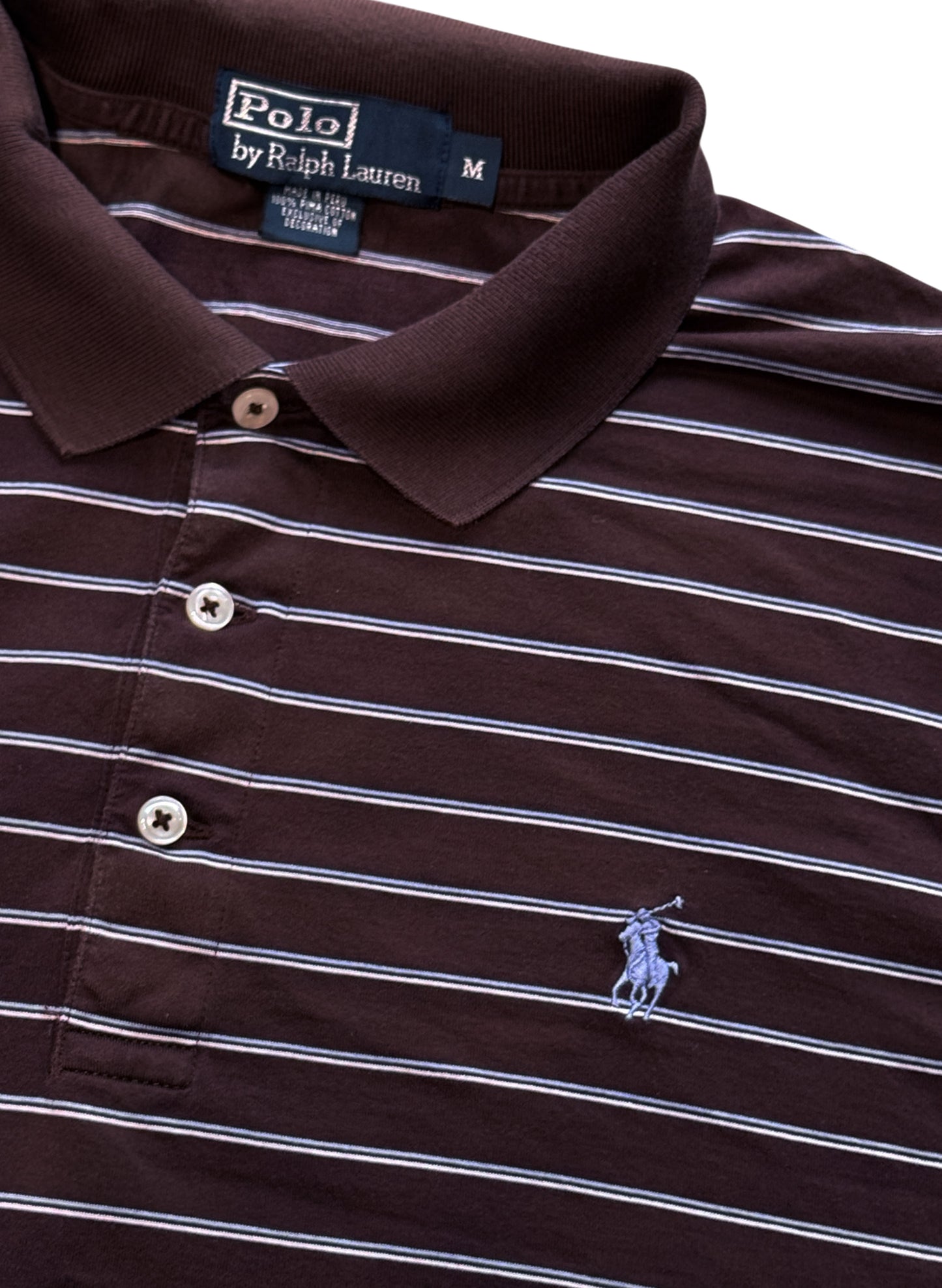 (SUP-683) Polo Ralph Lauren PIMA COTTON POLO SHIRT - BROWN