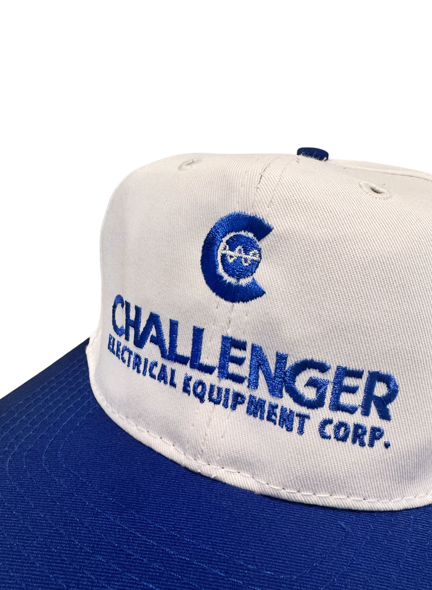 (SUP-512) CHALLENGER ELECTRICAL EQUIPMENT CORP. SNAPBACK CAP - BLUE