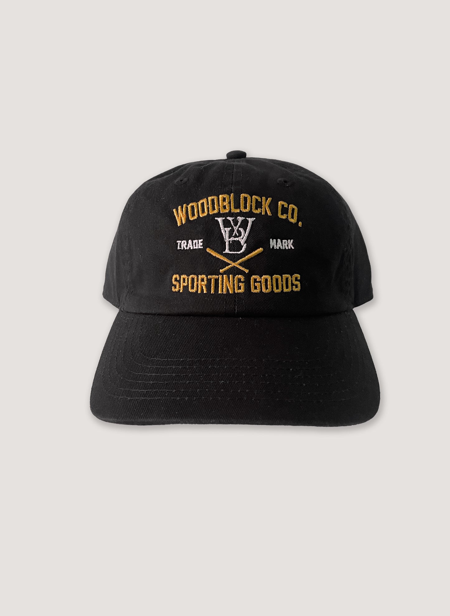 WOODBLOCK SPORTING GOODS CAP(23SS-018-BLK)