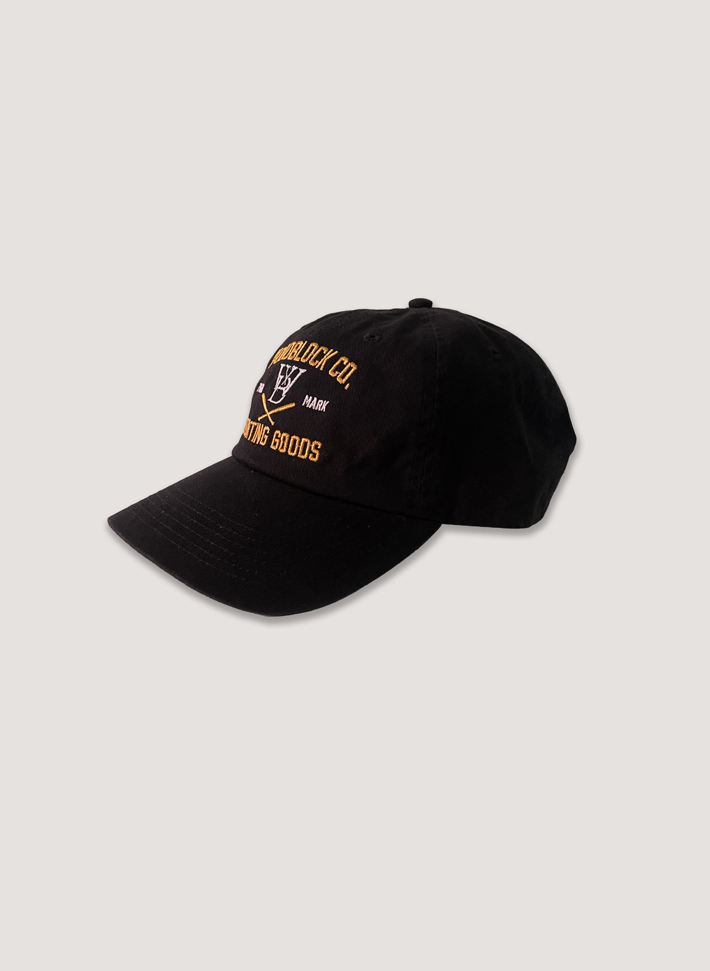 WOODBLOCK SPORTING GOODS CAP(23SS-018-BLK)