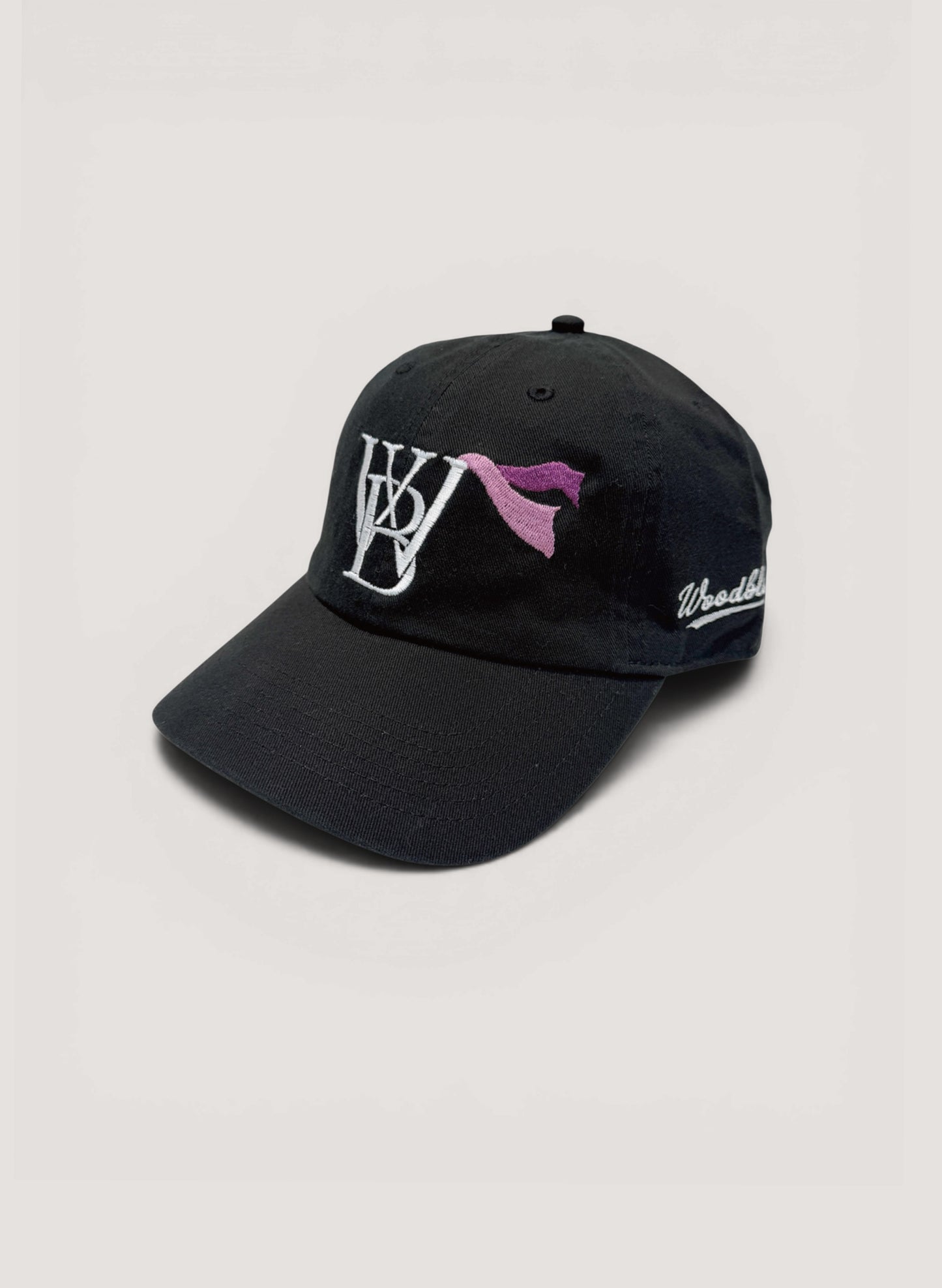 FLYING DUTCHMAN + OMAKASE + WOODBLOCK 6PANEL COTTON TWILL CAP BLACK (WB-26SS-015)