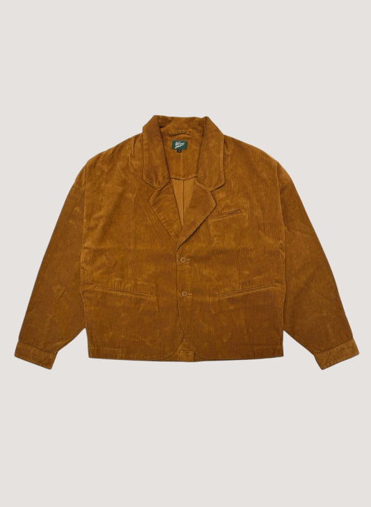 WOODBLOCK CORDURAY 2BTN WIDE SLEEVE JACKET CAMEL (WB-26AW-009)