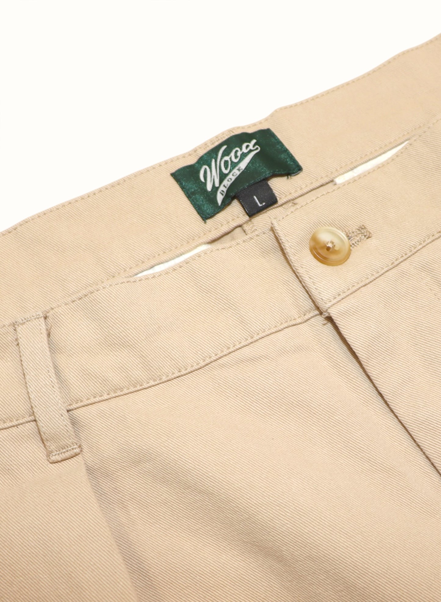 WOODBLOCK CUSTOMIZED 2TUCK TIGER CHINO SHORT PANT (WB-26SS-019)