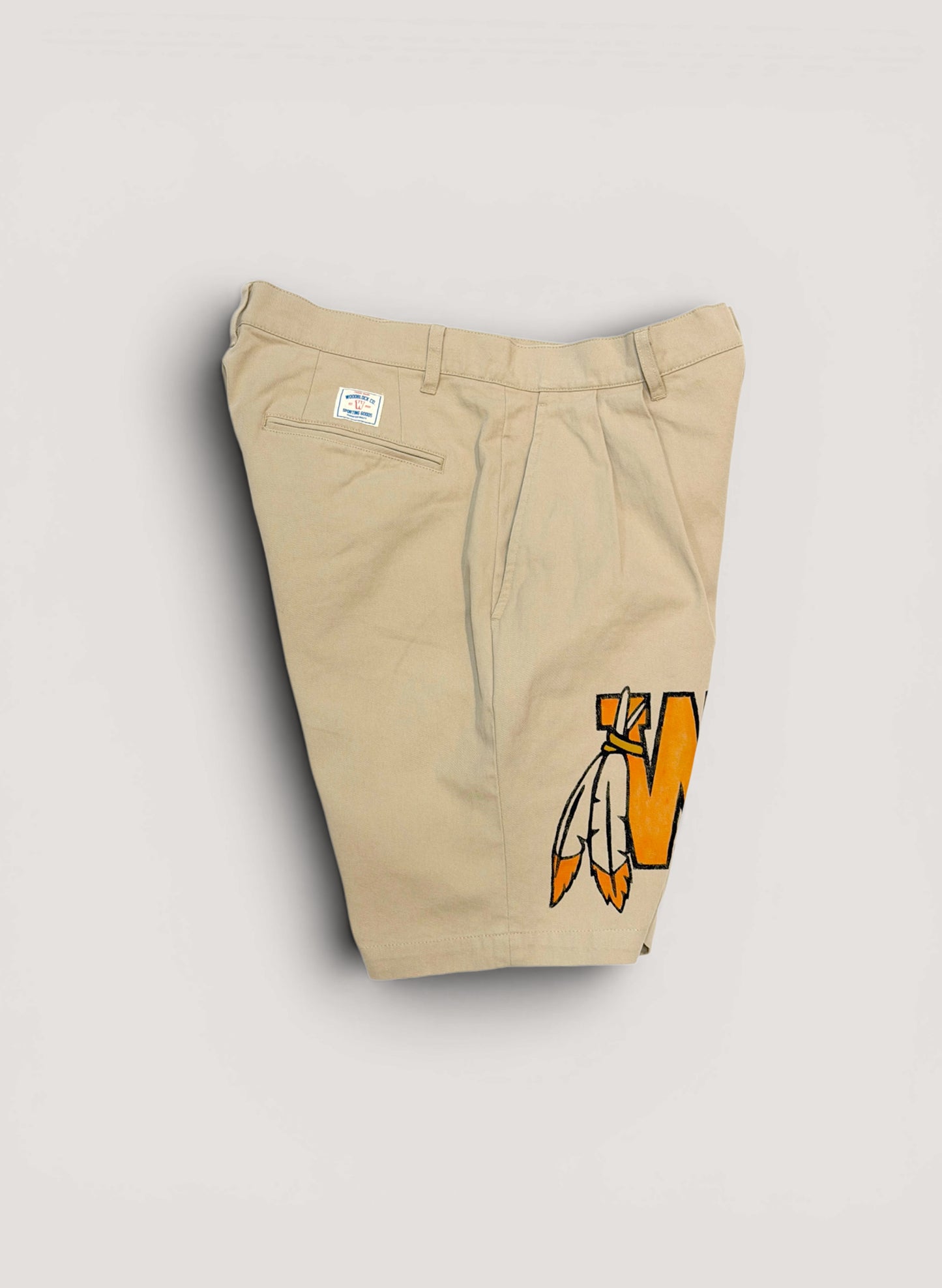 WOODBLOCK CUSTOMIZED 2TUCK TIGER CHINO SHORT PANT (WB-26SS-019)