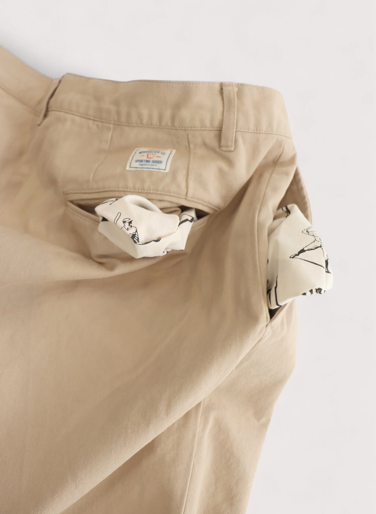 WOODBLOCK CUSTOMIZED 2TUCK TIGER CHINO SHORT PANT (WB-26SS-019)