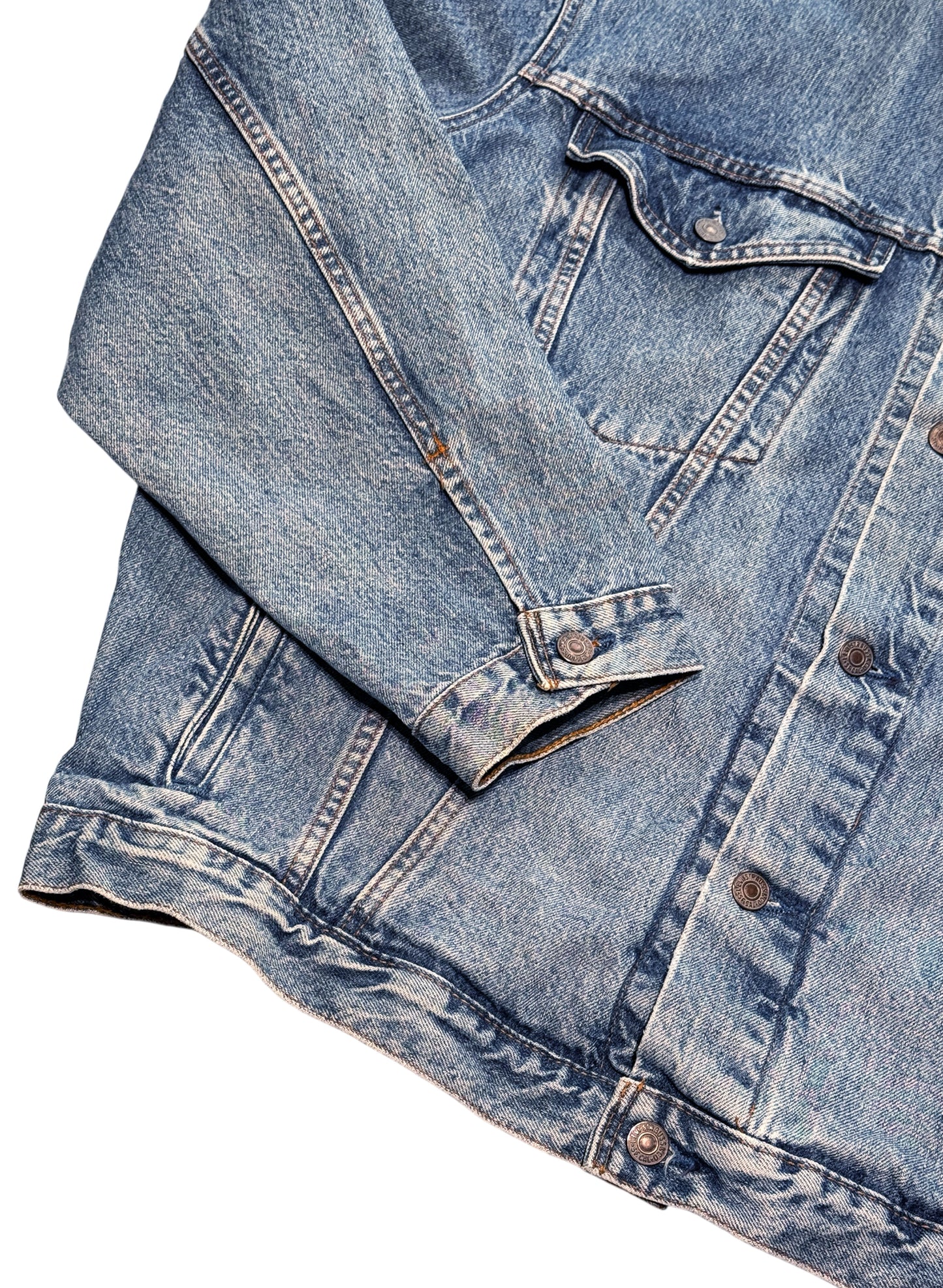 (SUP-568) LEVI'S 75528 0412 "BIG SIZE" DENIM JACKET - MADE IN CANADA