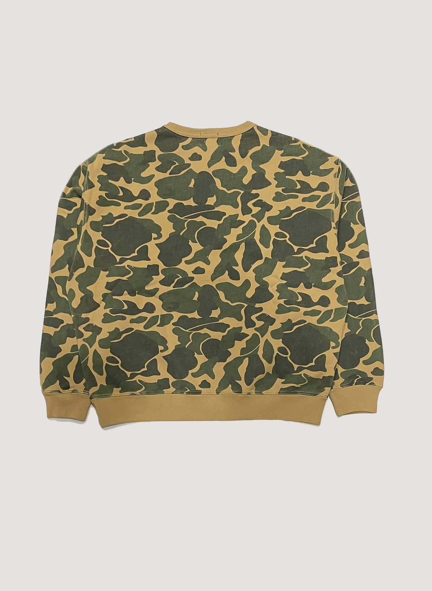 WOODBLOCK CAMO CREW NECK SWEAT (WB-24SS-021)