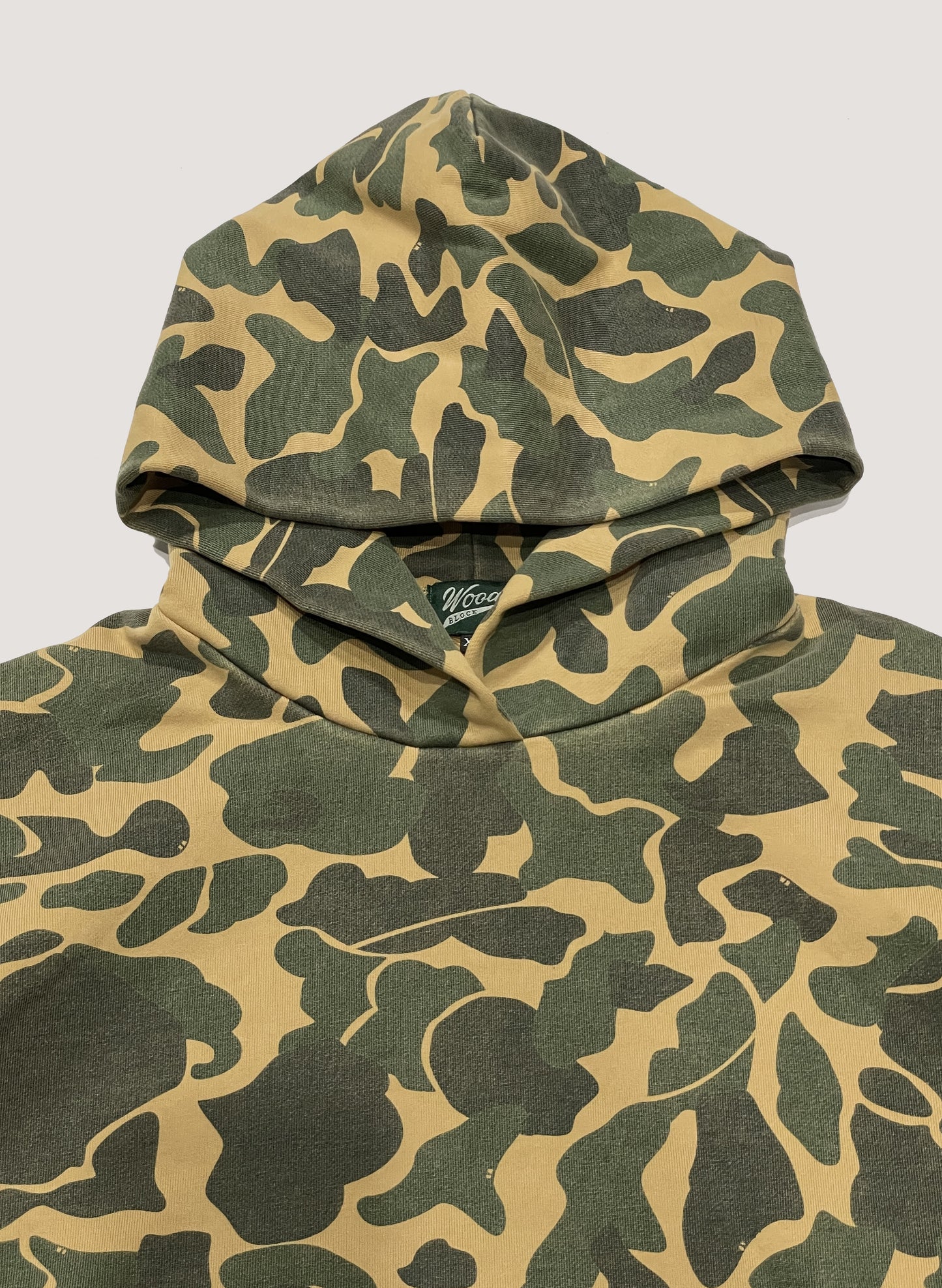 WOODBLOCK CAMO SWEAT HOODIE(WB-24SS-022)