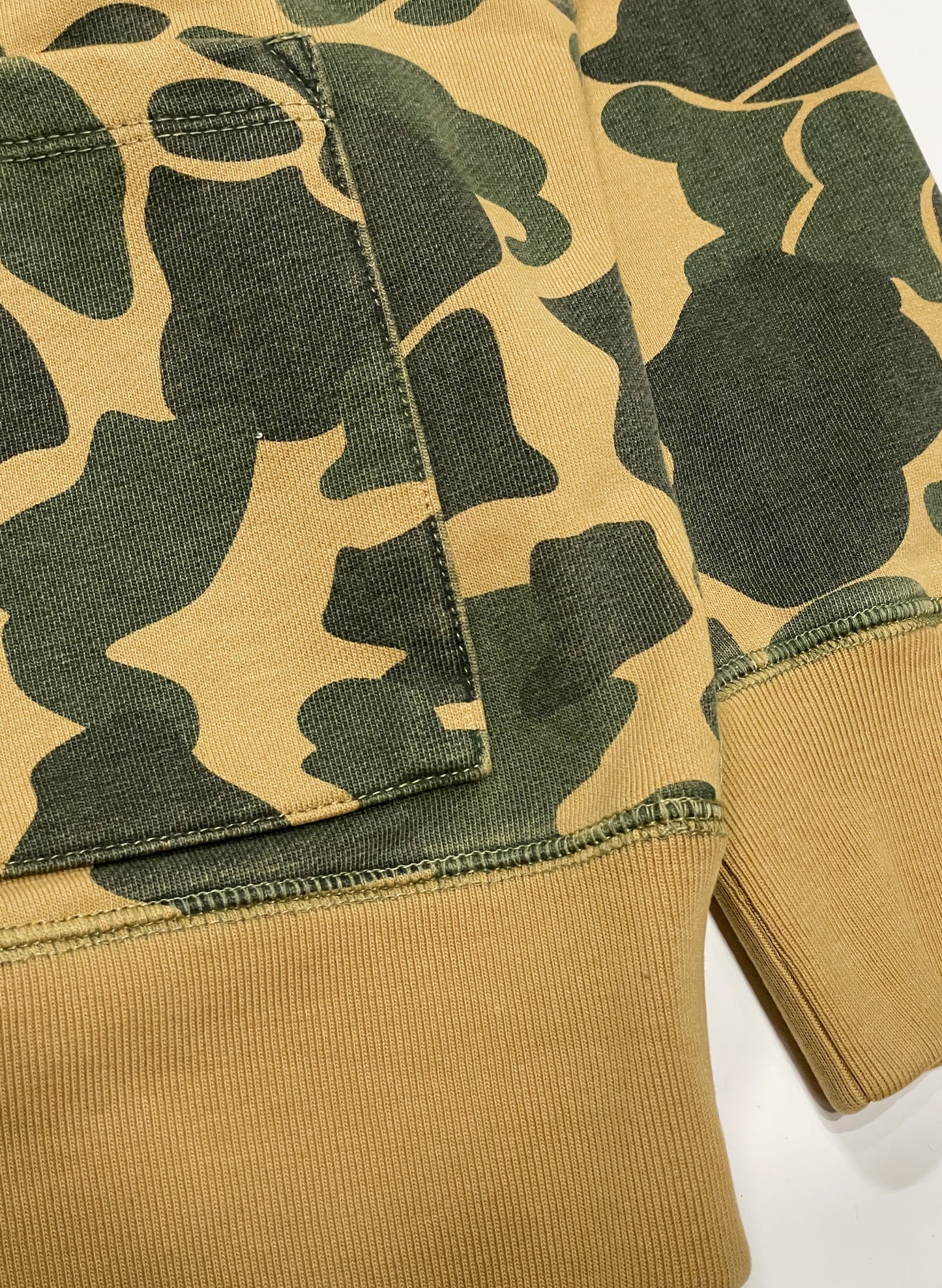 WOODBLOCK CAMO SWEAT HOODIE(WB-24SS-022)