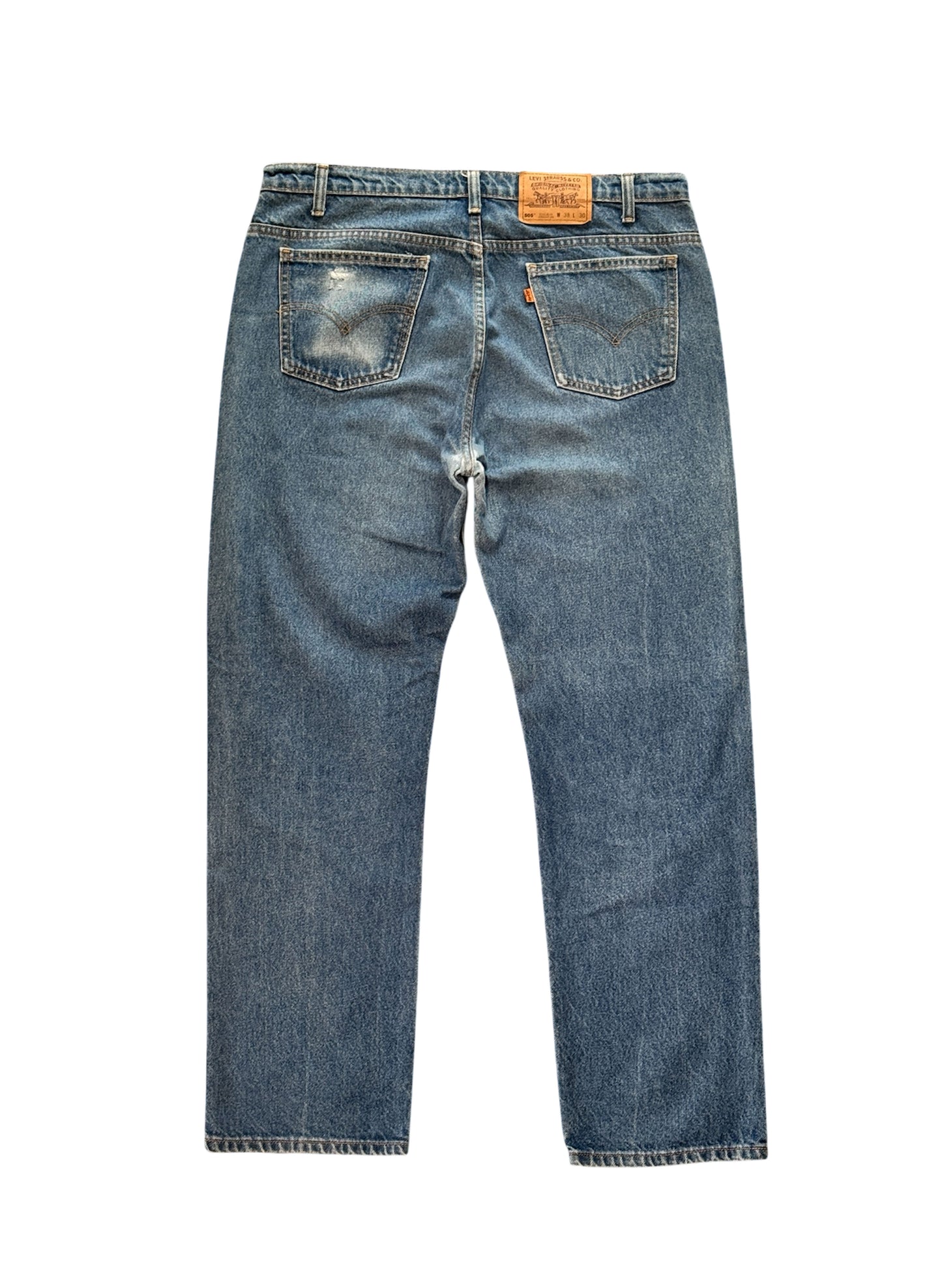 (SUP-333) LEVI'S 505 "ORANGE TAB" - MADE IN CANADA (w38)