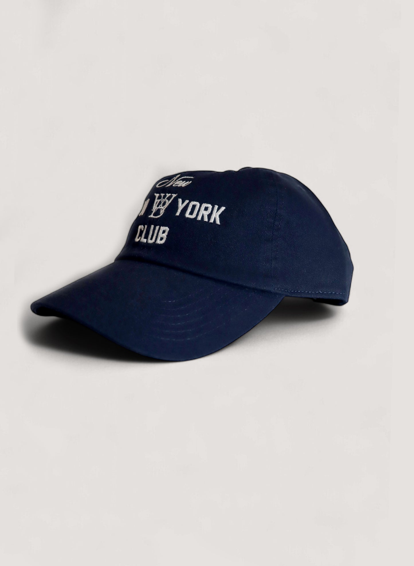 WOODBLOCK × NEW NEW YORK CLUB COTTON TWILL 6PANEL CAP NAVY (WB-24AW-012)