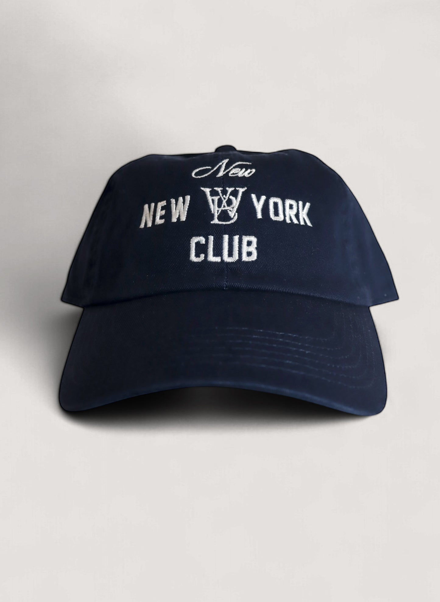 WOODBLOCK × NEW NEW YORK CLUB COTTON TWILL 6PANEL CAP NAVY (WB-24AW-012)