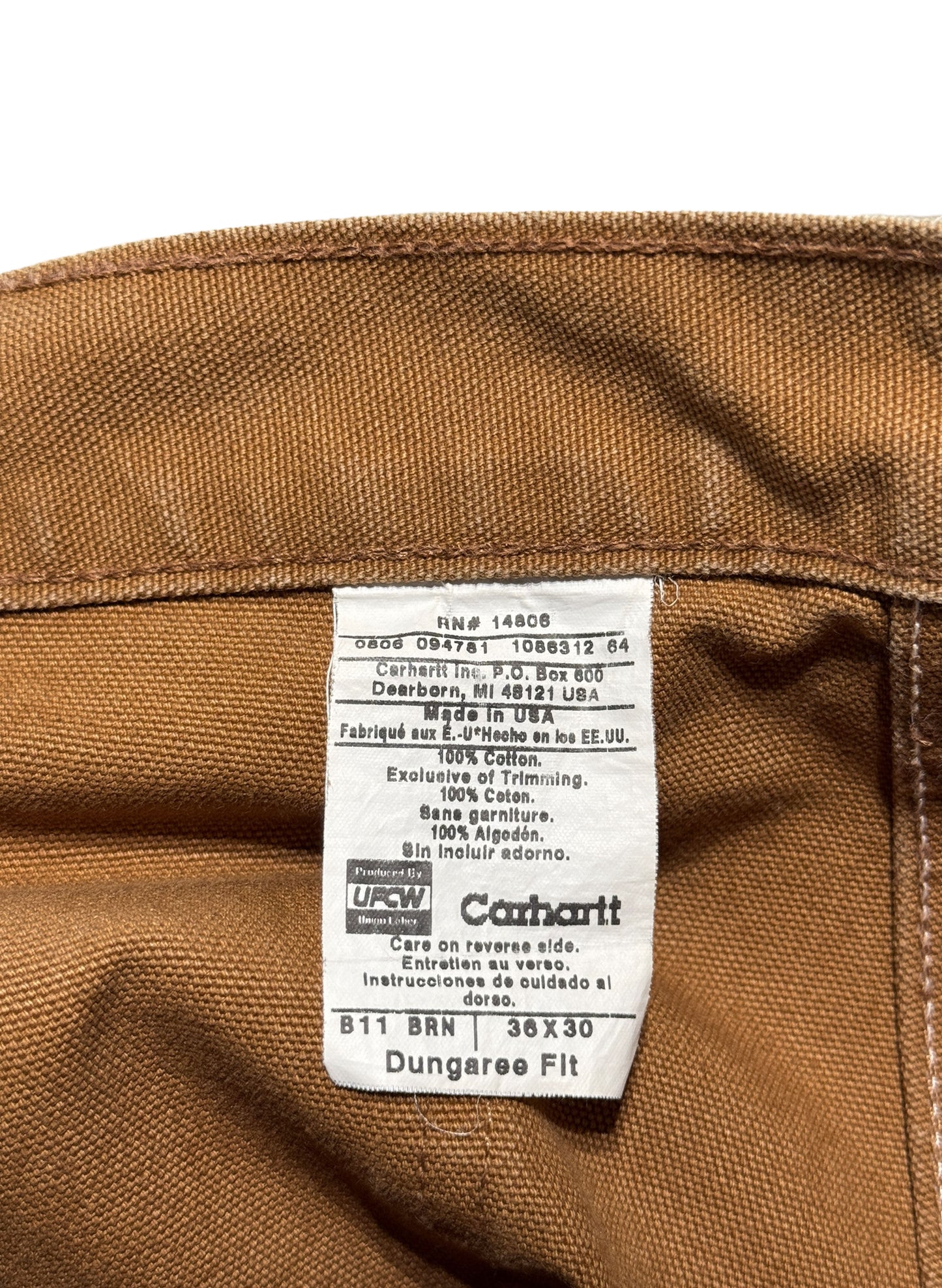 (SUP-526) Carhartt DUCK PAINTER PANTS - Dungaree Fit - MADE IN U.S.A.