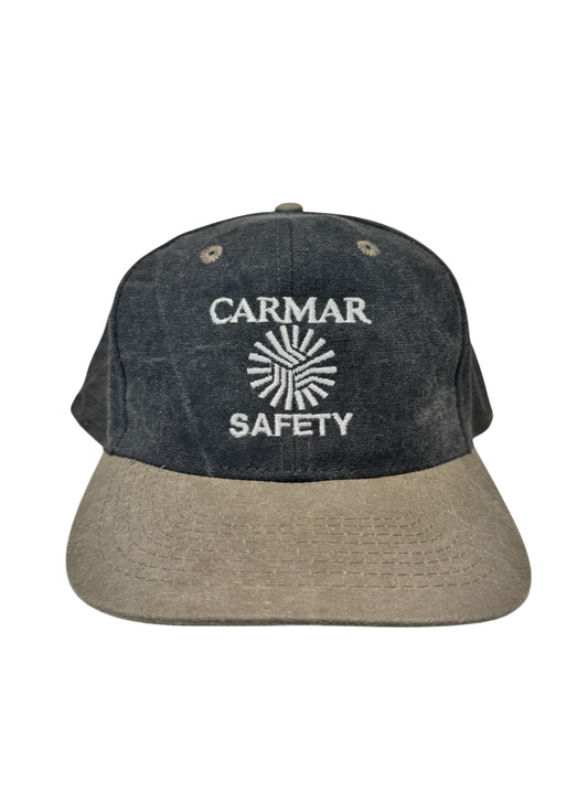 (SUP-514) CARMAR SAFETY SNAPBACK CAP - CHARCOAL/BEIGE