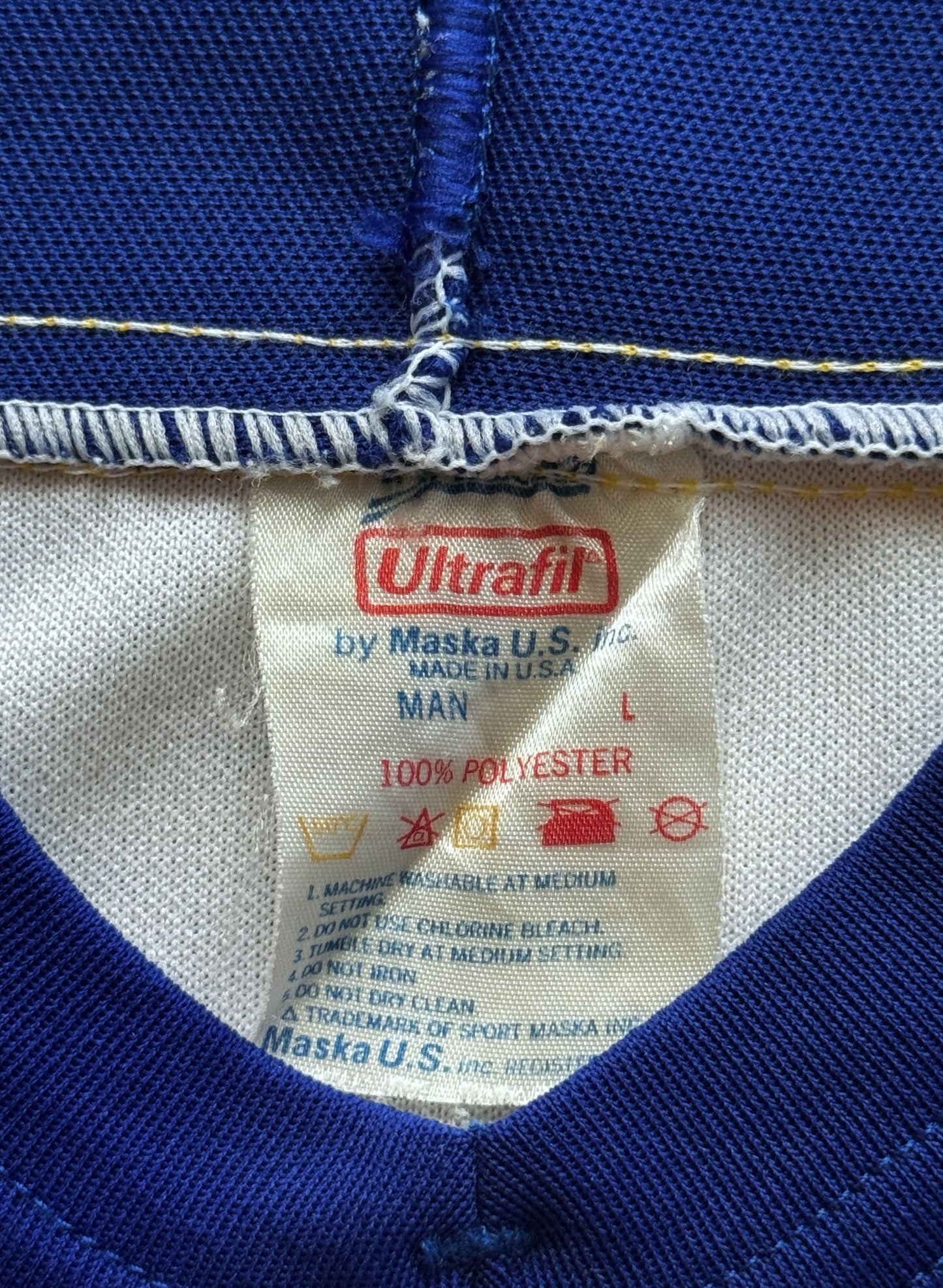 (SUP-798) 90s CCM HOCKEY JERSEY - L - MADE IN U.S.A.
