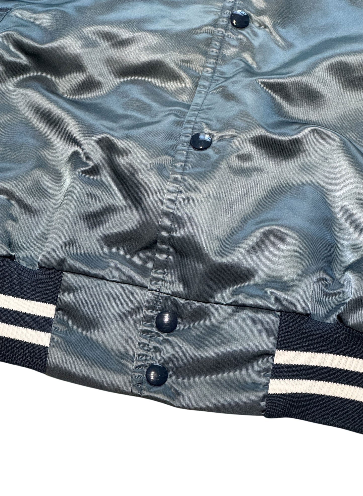 (SUP-554) Chalk Line NEW YORK YANKEES QUILTING NYLON STADIUM JACKET - L - MADE IN U.S.A.