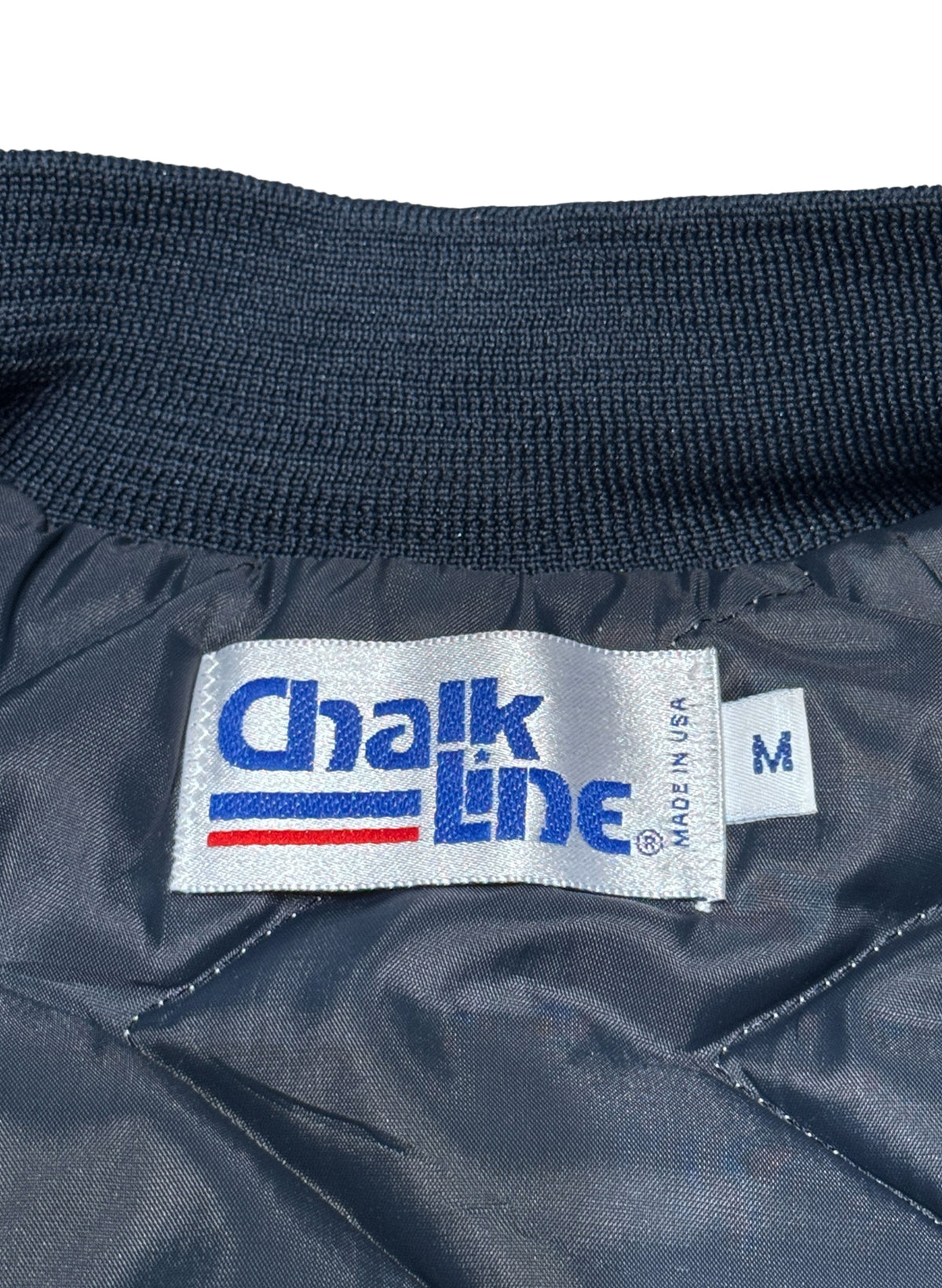 (SUP-873) Chalk Line NEW YORK YANKEES NYLON STADIUM JACKET (M) - MADE IN U.S.A.