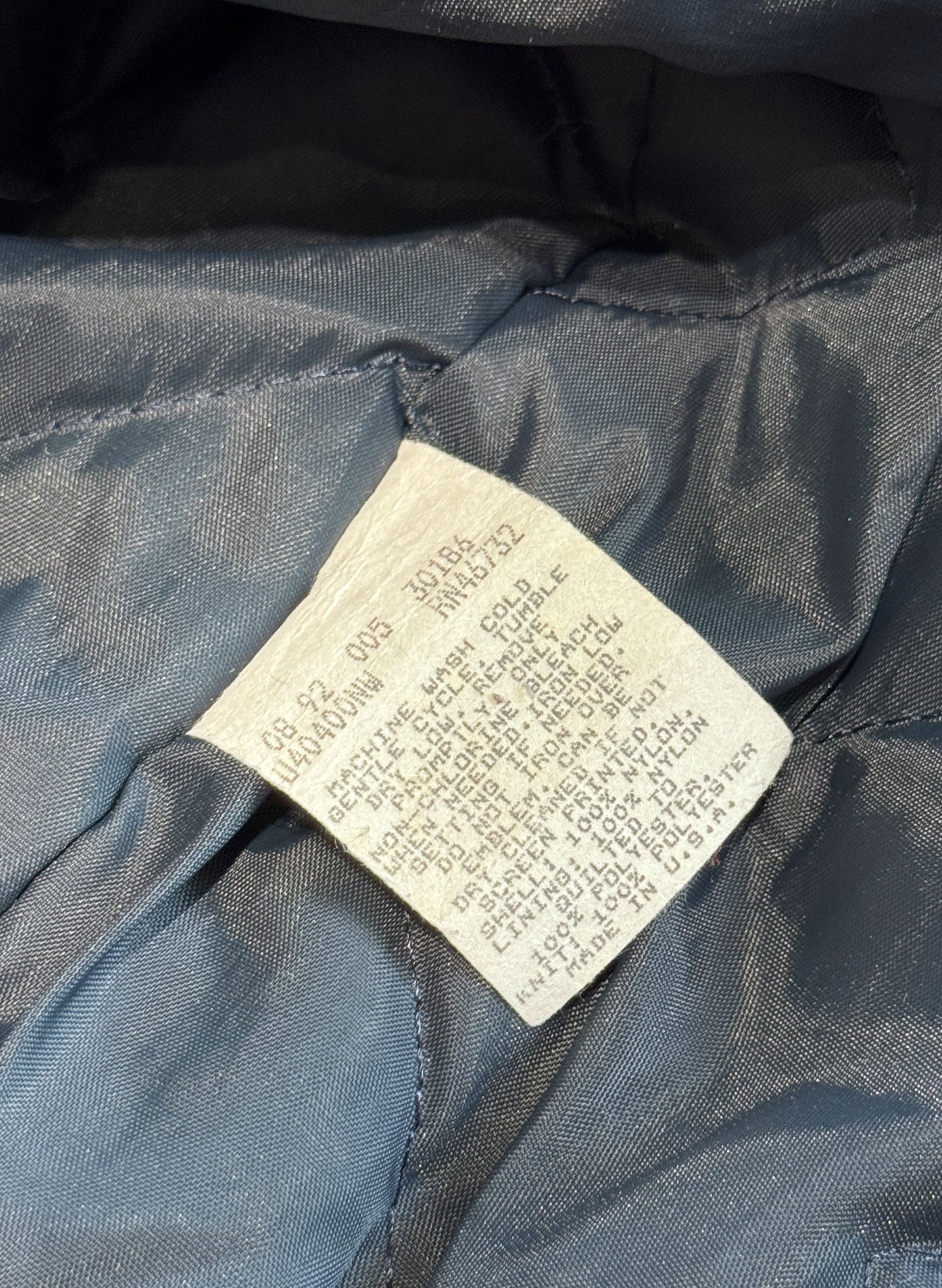 (SUP-772) Chalk Line NEW YORK YANKEES NYLON STADIUM JACKET (L) - MADE IN U.S.A.