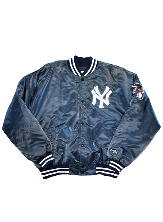 (SUP-772) Chalk Line NEW YORK YANKEES NYLON STADIUM JACKET (L) - MADE IN U.S.A.