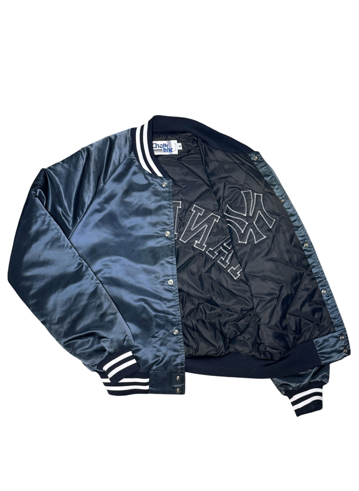 (SUP-873) Chalk Line NEW YORK YANKEES NYLON STADIUM JACKET (M) - MADE IN U.S.A.