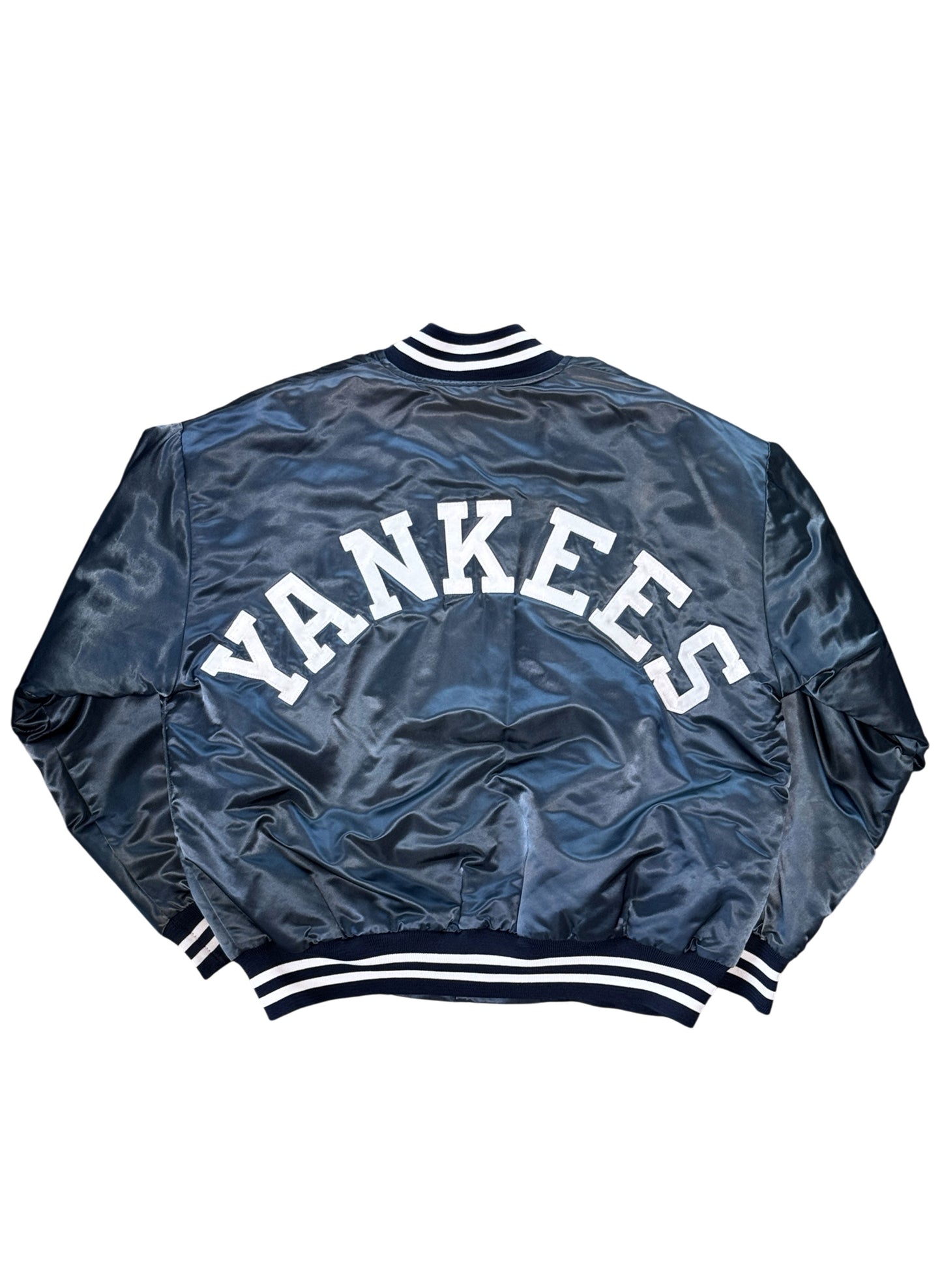 (SUP-772) Chalk Line NEW YORK YANKEES NYLON STADIUM JACKET (L) - MADE IN U.S.A.
