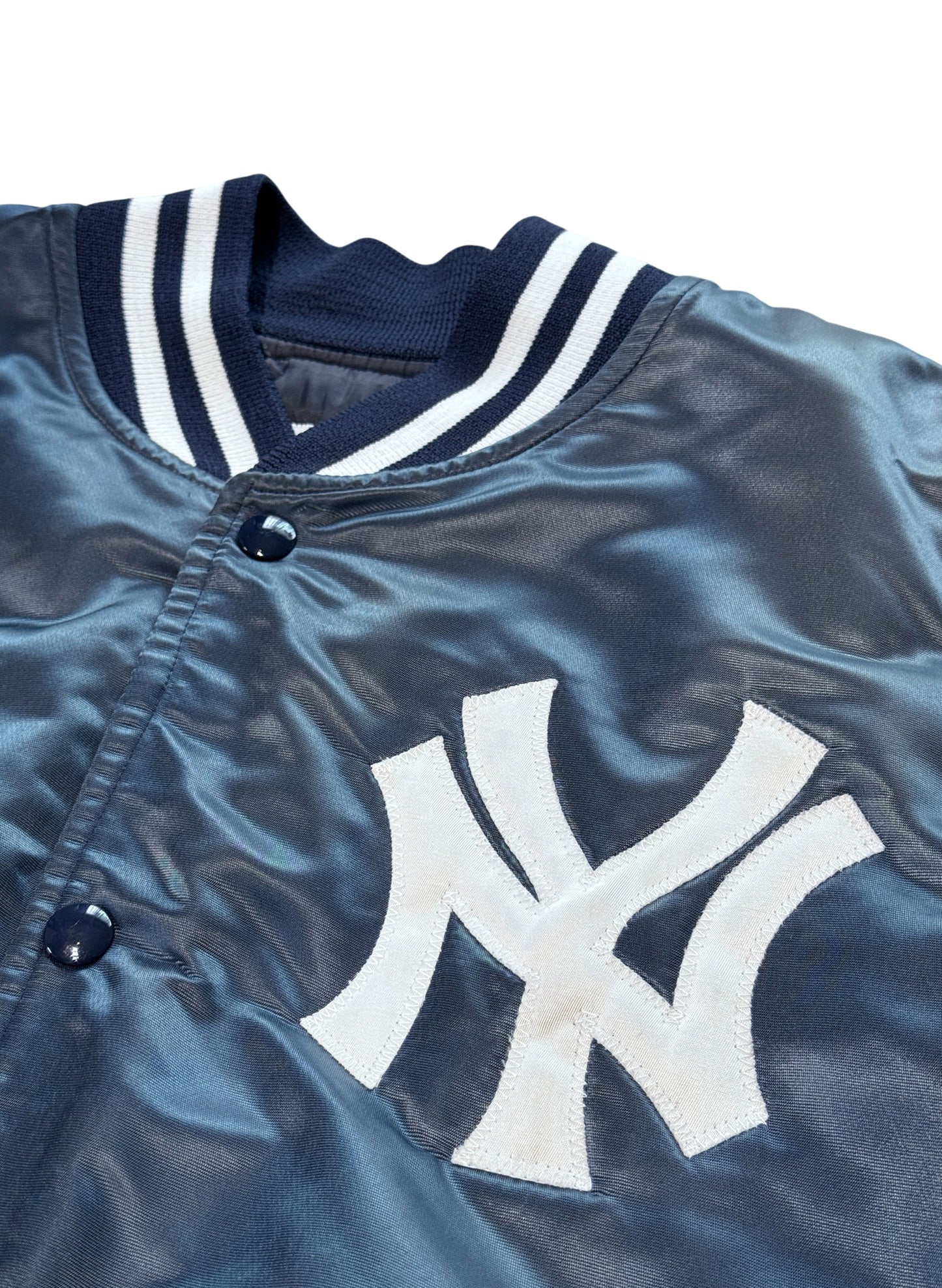 (SUP-772) Chalk Line NEW YORK YANKEES NYLON STADIUM JACKET (L) - MADE IN U.S.A.