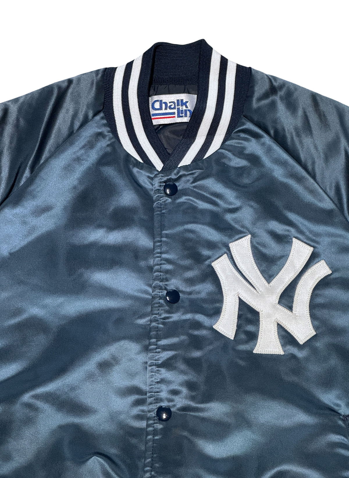 (SUP-873) Chalk Line NEW YORK YANKEES NYLON STADIUM JACKET (M) - MADE IN U.S.A.