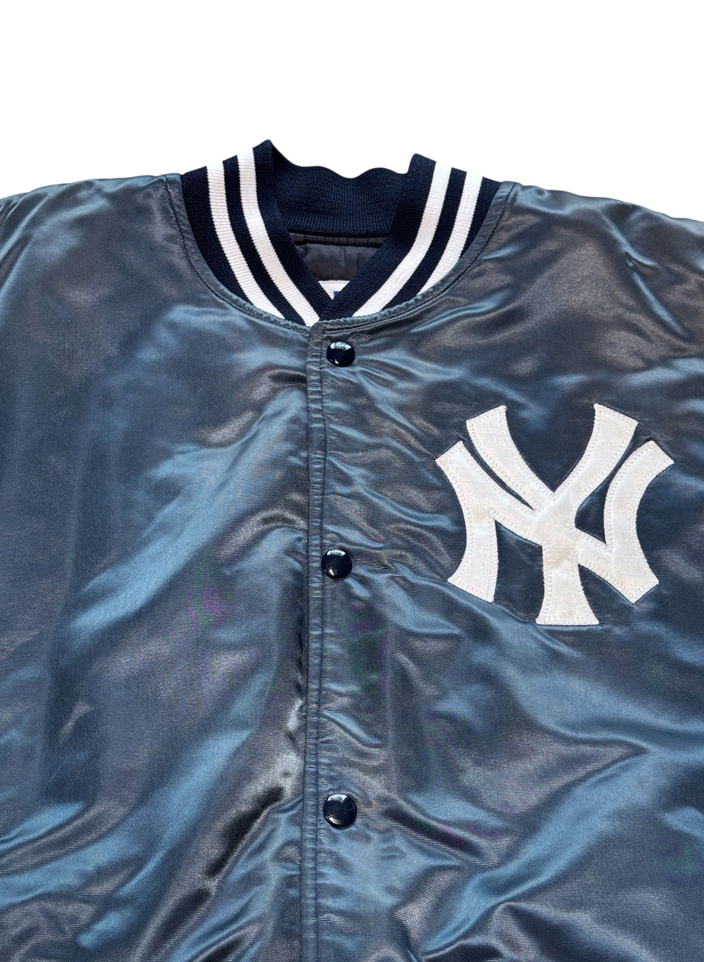 (SUP-772) Chalk Line NEW YORK YANKEES NYLON STADIUM JACKET (L) - MADE IN U.S.A.